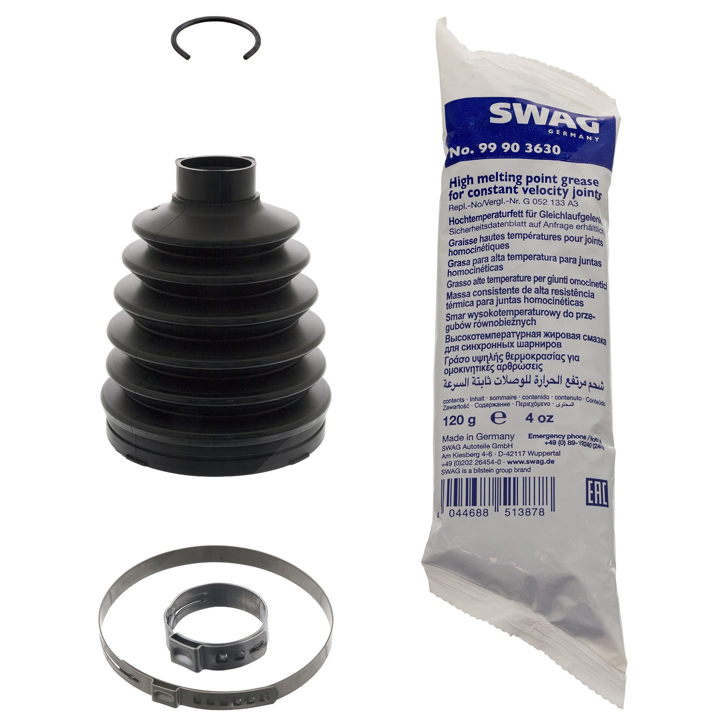 Swag Faltenbalgsatz, Antriebswelle [Hersteller-Nr. 60100042] für Renault