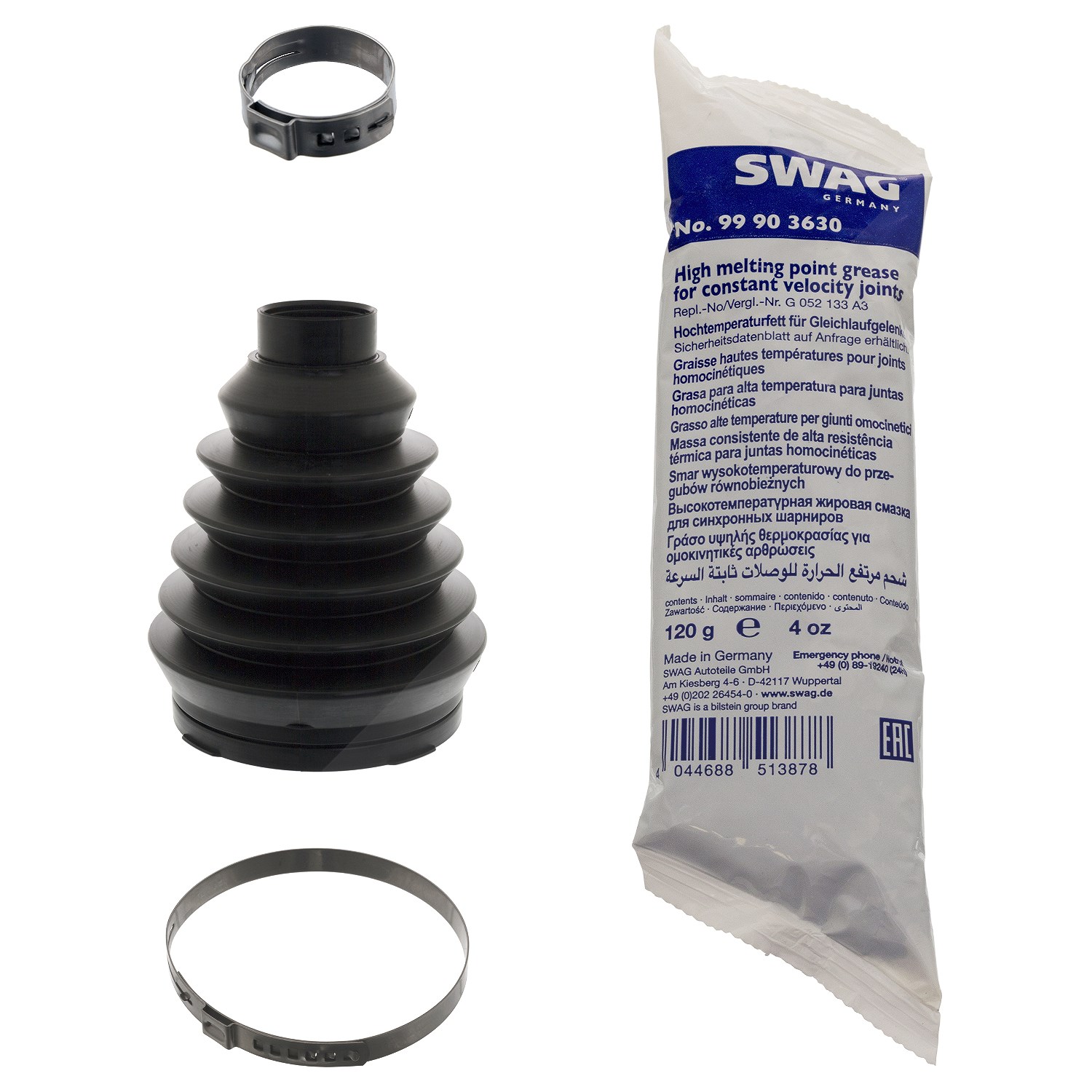 Swag Faltenbalgsatz, Antriebswelle [Hersteller-Nr. 60100047] für Renault