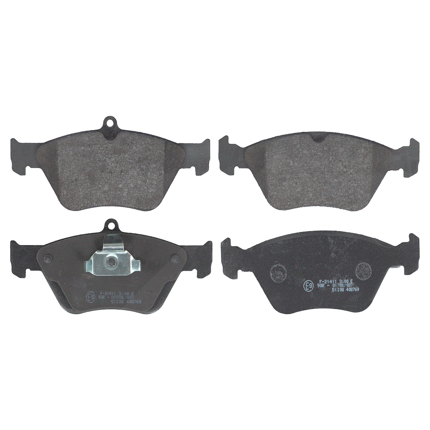Swag Bremsbelagsatz, Scheibenbremse [Hersteller-Nr. 40916234] für Opel, Vauxhall, Saab