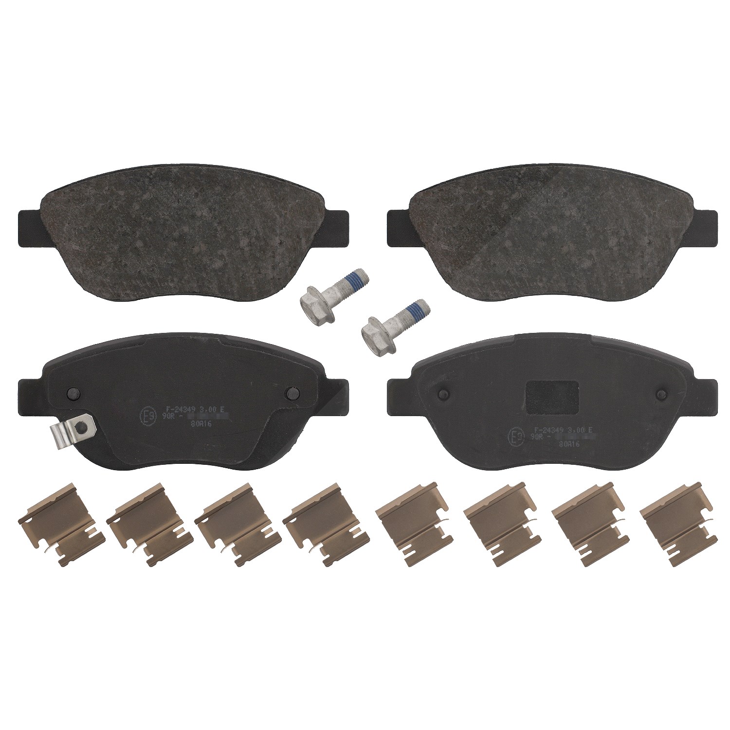 Swag Bremsbelagsatz, Scheibenbremse [Hersteller-Nr. 40916630] für Fiat, Opel, Vauxhall