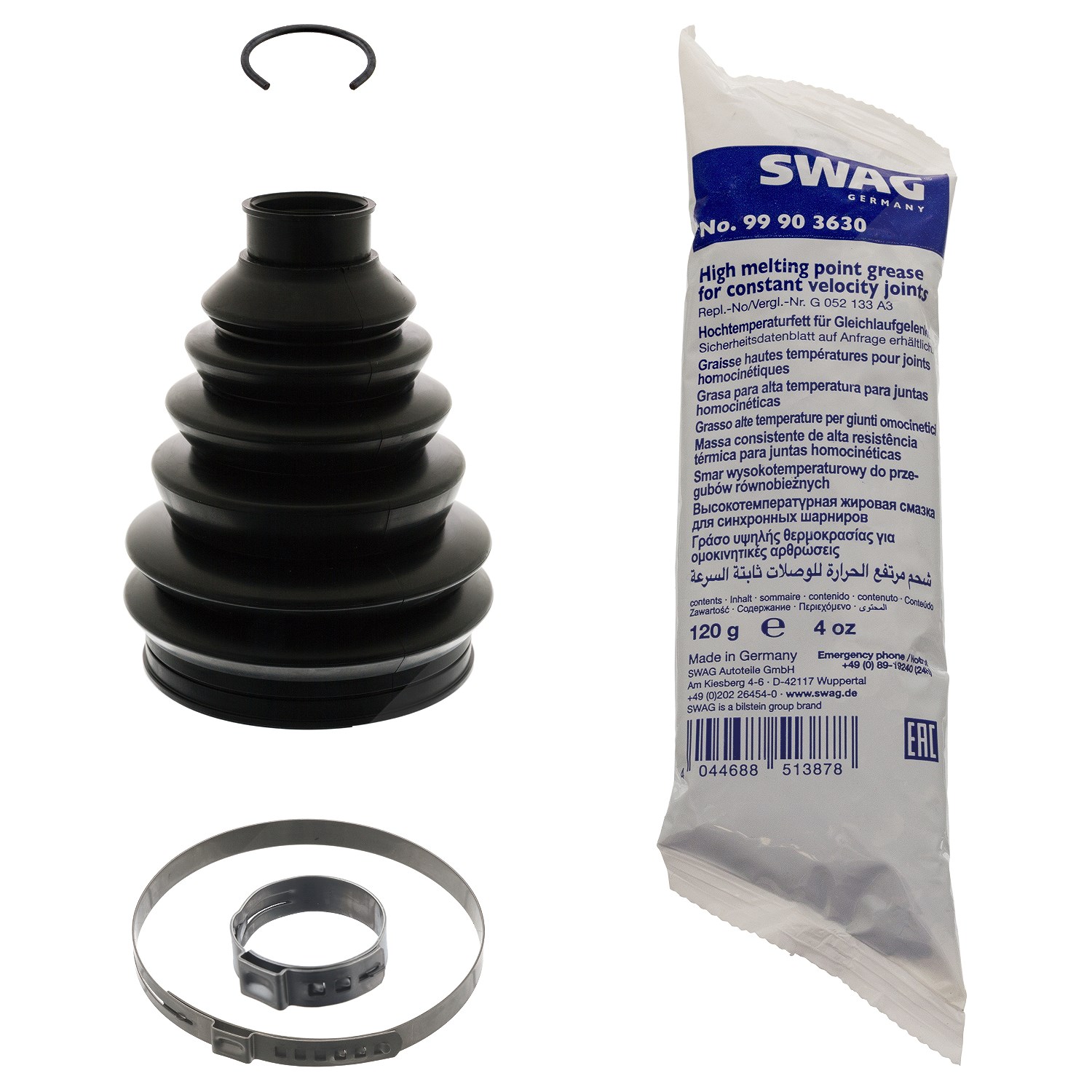 Swag Faltenbalgsatz, Antriebswelle [Hersteller-Nr. 60949881] für Renault