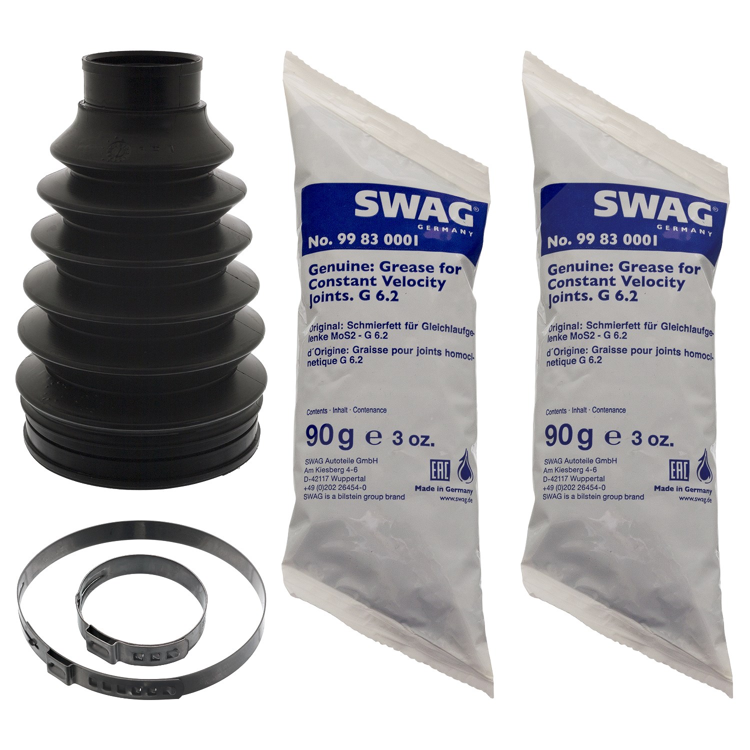 Swag Faltenbalgsatz, Antriebswelle [Hersteller-Nr. 60949907] für Renault