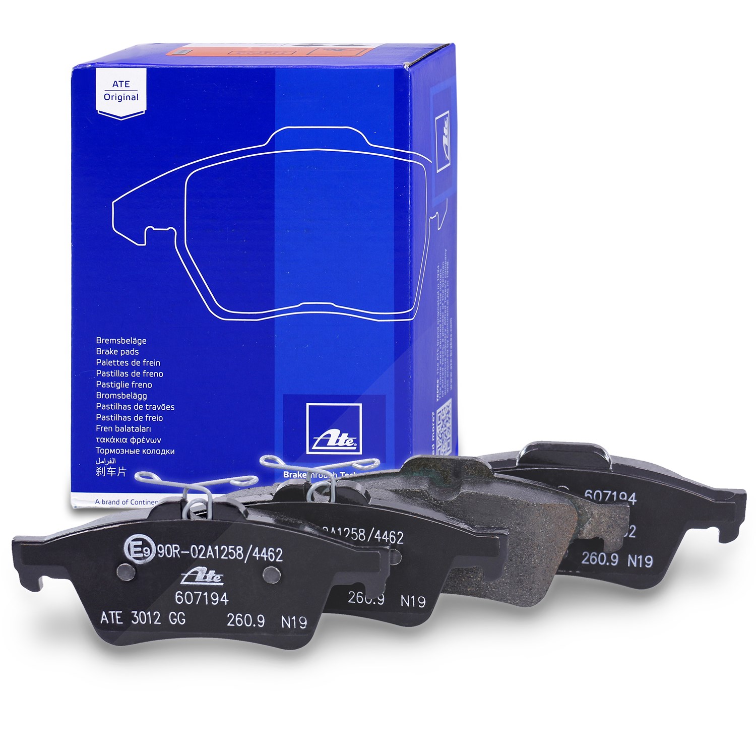 Ate Bremsbelagsatz hinten [Hersteller-Nr. 13.0460-7194.2] für Ford, Saab, Chevrolet, Opel, Vauxhall