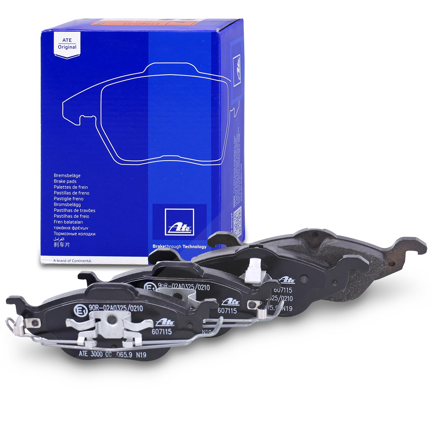 Ate Bremsbelagsatz Vorderachse [Hersteller-Nr. 13.0460-7115.2] für Vauxhall, Opel