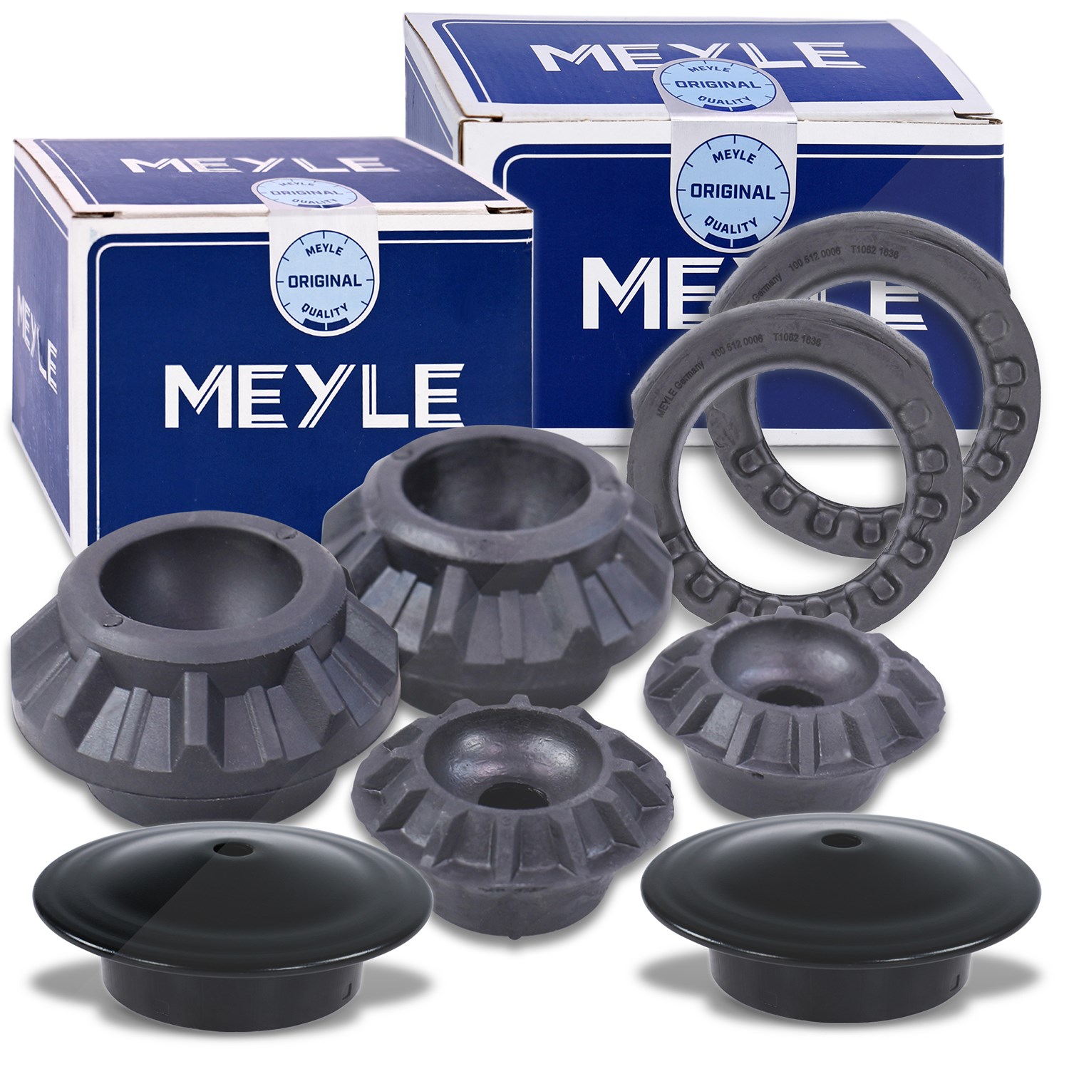 Meyle Domlager +Federteller +Federaufnahme hinten [Hersteller-Nr. 40483097] für Seat, VW