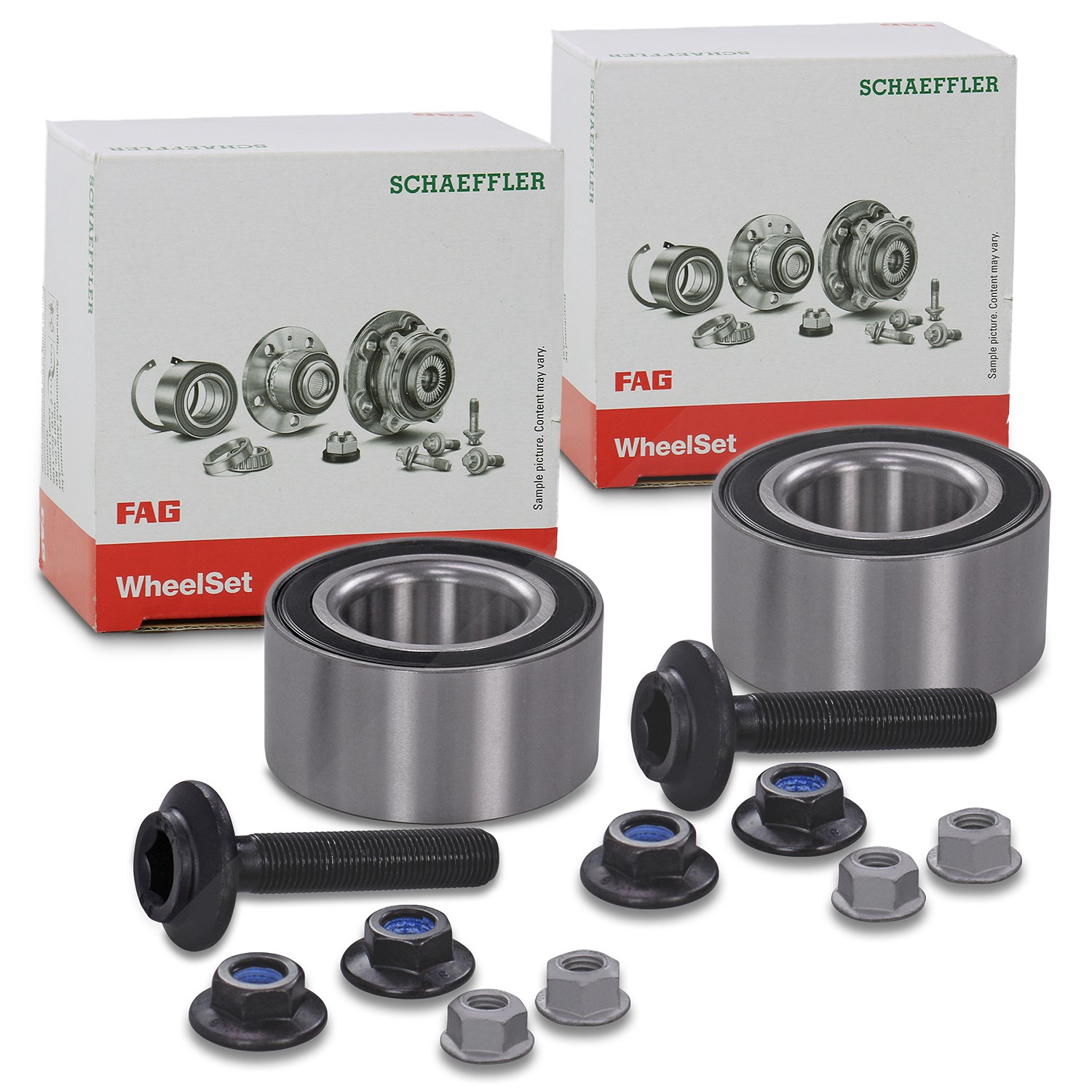 Schaeffler Fag 2x Radlagersatz, vorne [Hersteller-Nr. 713610080] für Skoda, VW, Audi