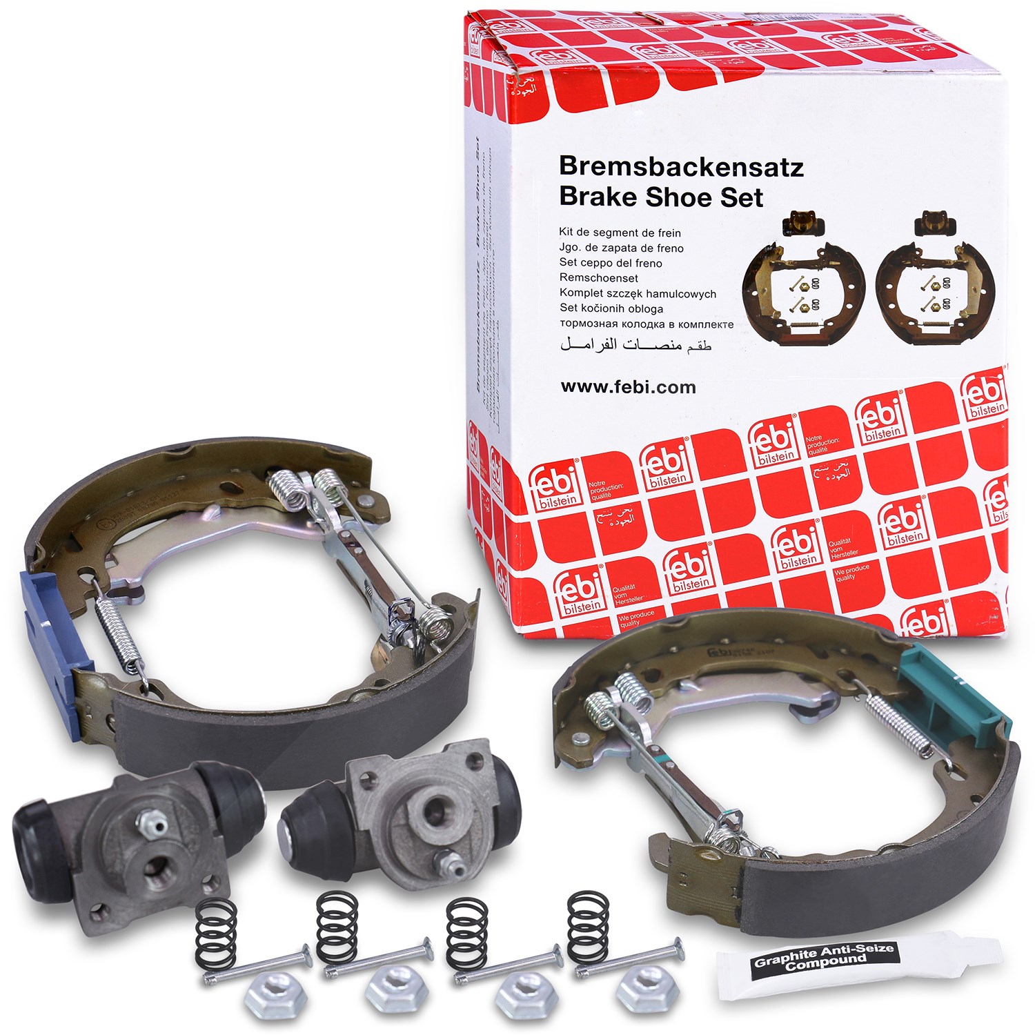 Febi Bilstein Bremsbackensatz [Hersteller-Nr. 38746] für Fiat, Ford