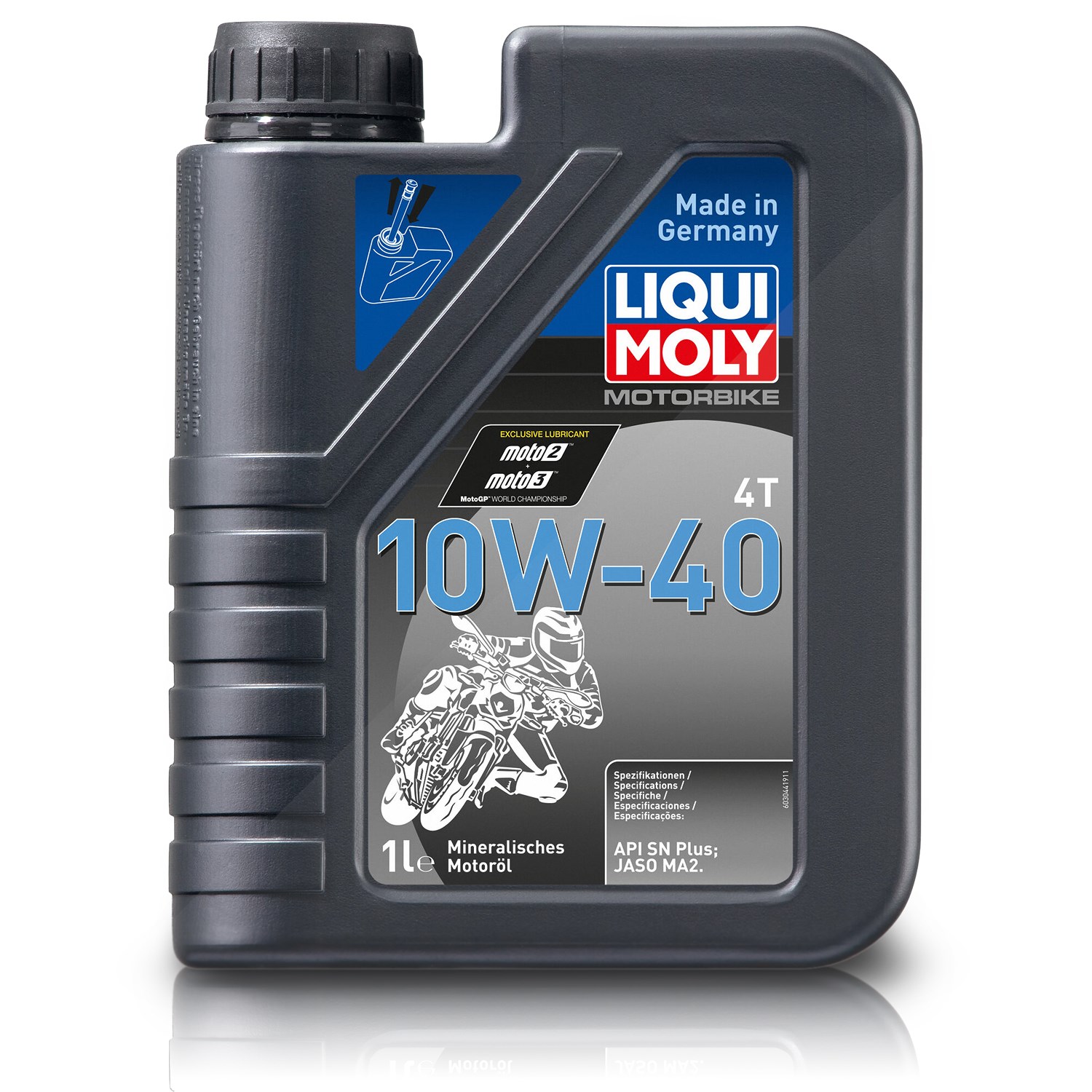 Liqui Moly Motorbike 4T 10W-40 Motoröl 1 Liter 4-Takt Motorrad Öl JASO MA2 - Image 3