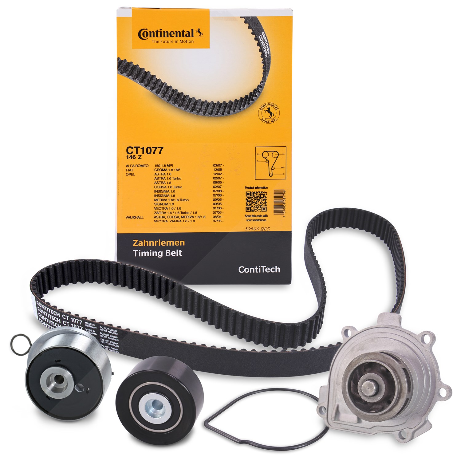 Bestprice Zahnriemen + Rollensatz [Hersteller-Nr. 40486559] für Alfa Romeo, Fiat, Chevrolet, Saab, Opel