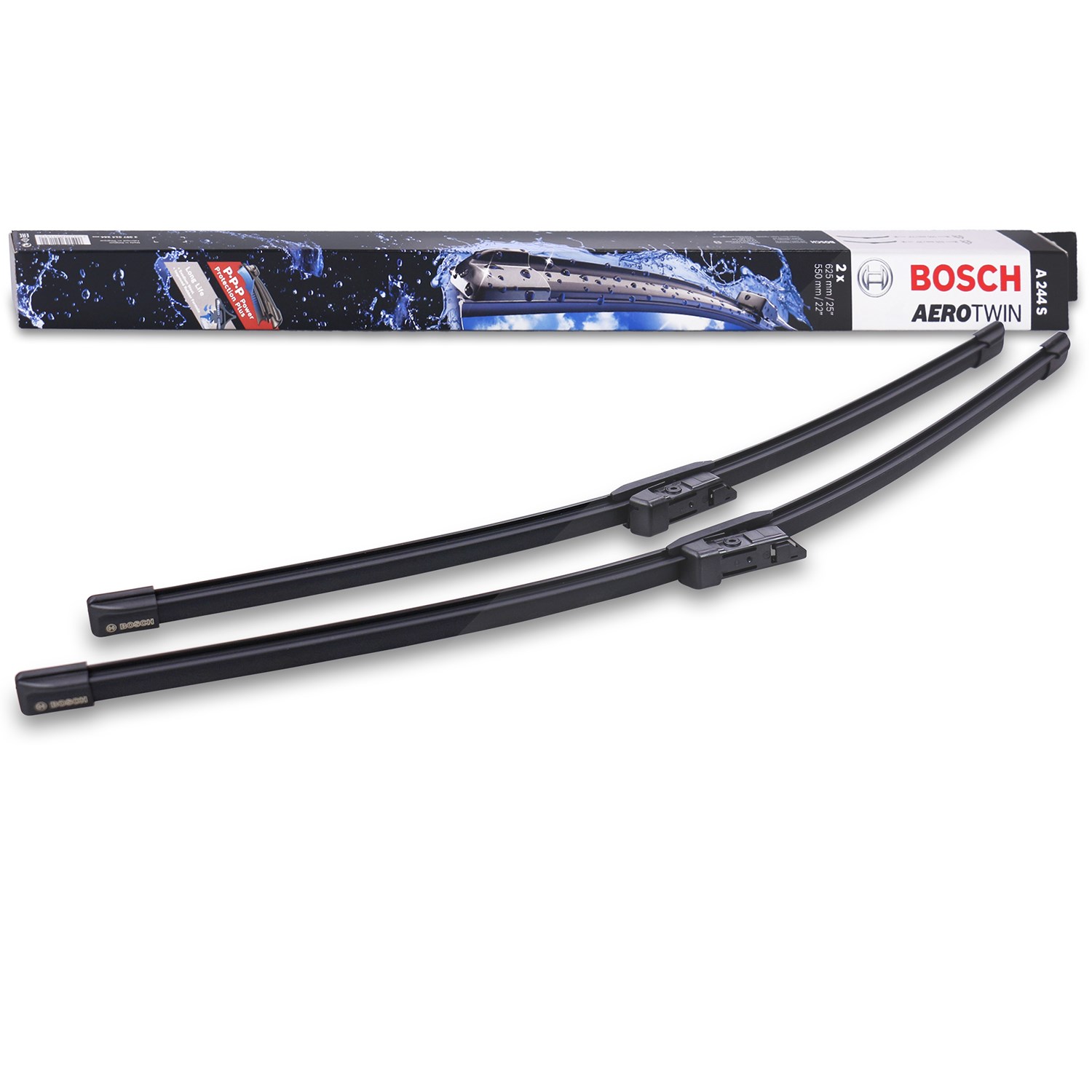 Bosch Scheibenwischer vorne [Hersteller-Nr. 3397014244] für Porsche, VW, Seat, Skoda
