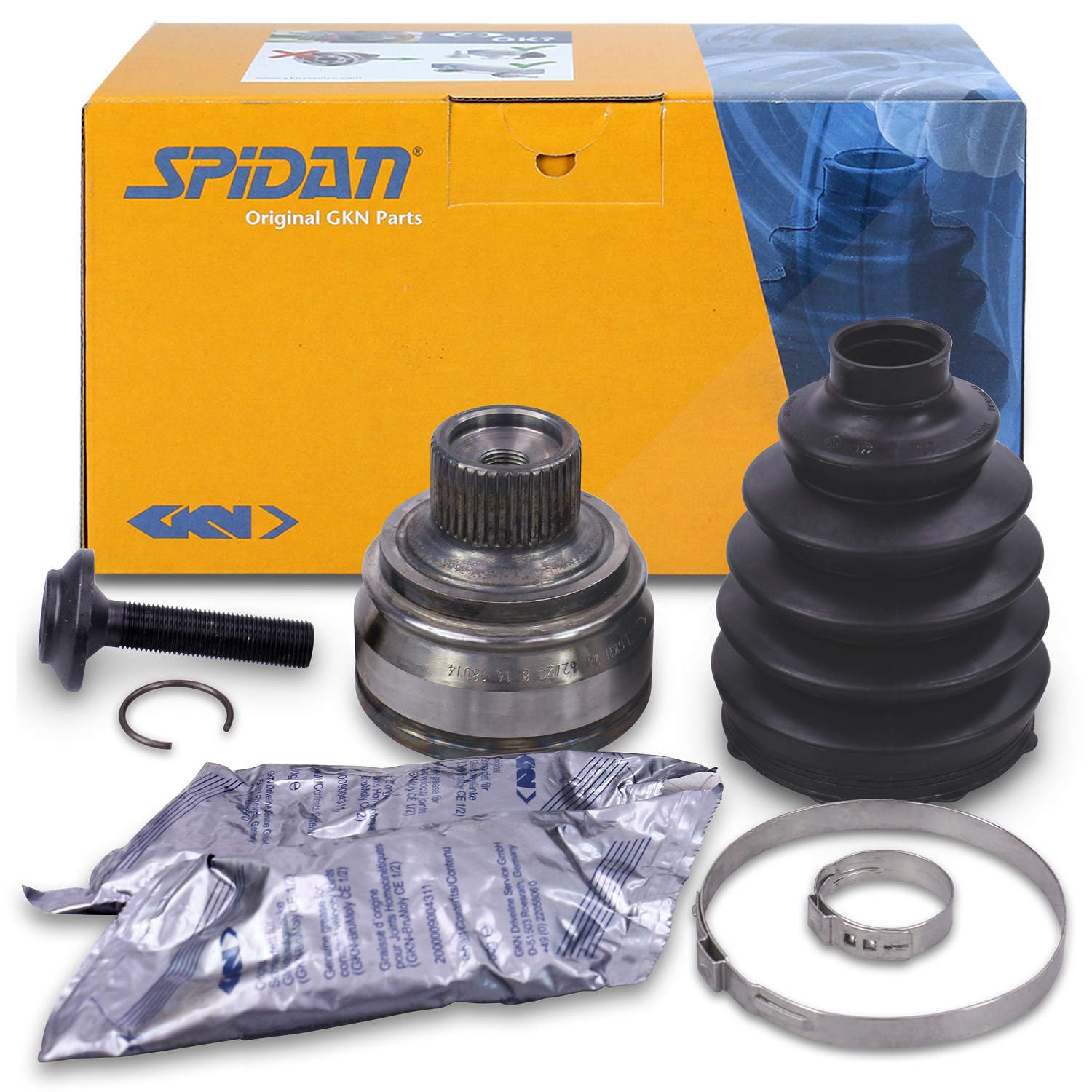 Spidan Gelenksatz Antriebswelle radseitig [Hersteller-Nr. 36096] für Audi