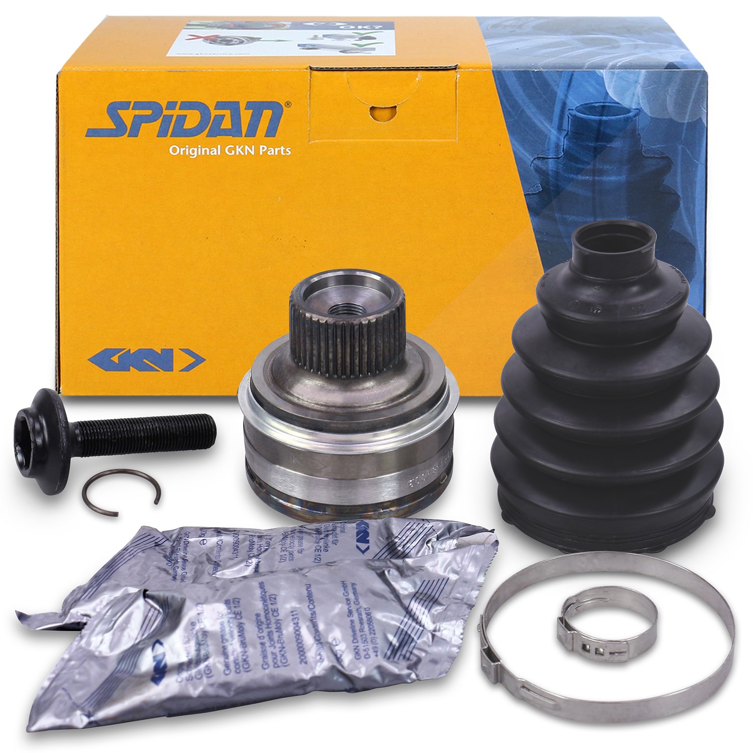 Spidan Gelenksatz Antriebswelle radseitig [Hersteller-Nr. 36097] für Audi, Porsche