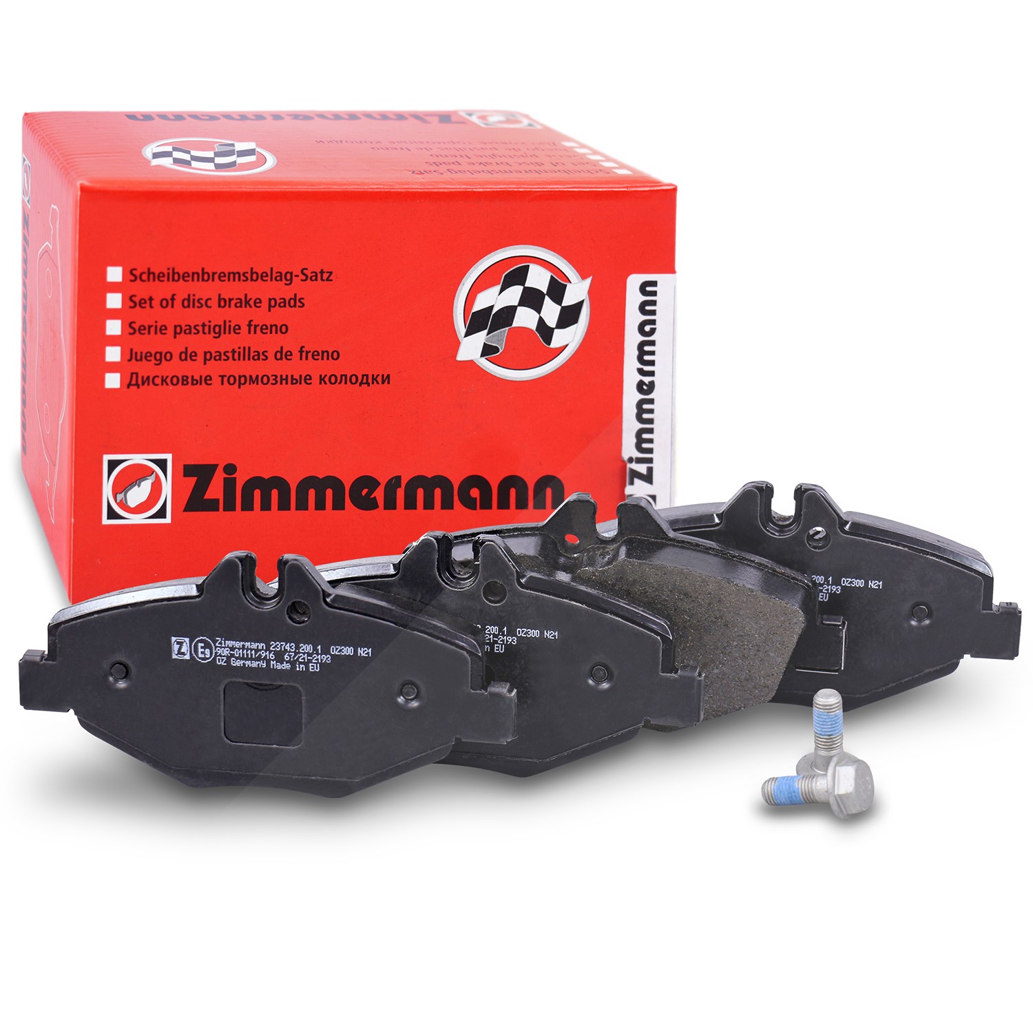 Zimmermann Bremsbelagsatz Vorderachse [Hersteller-Nr. 23743.200.1] für Mercedes-Benz