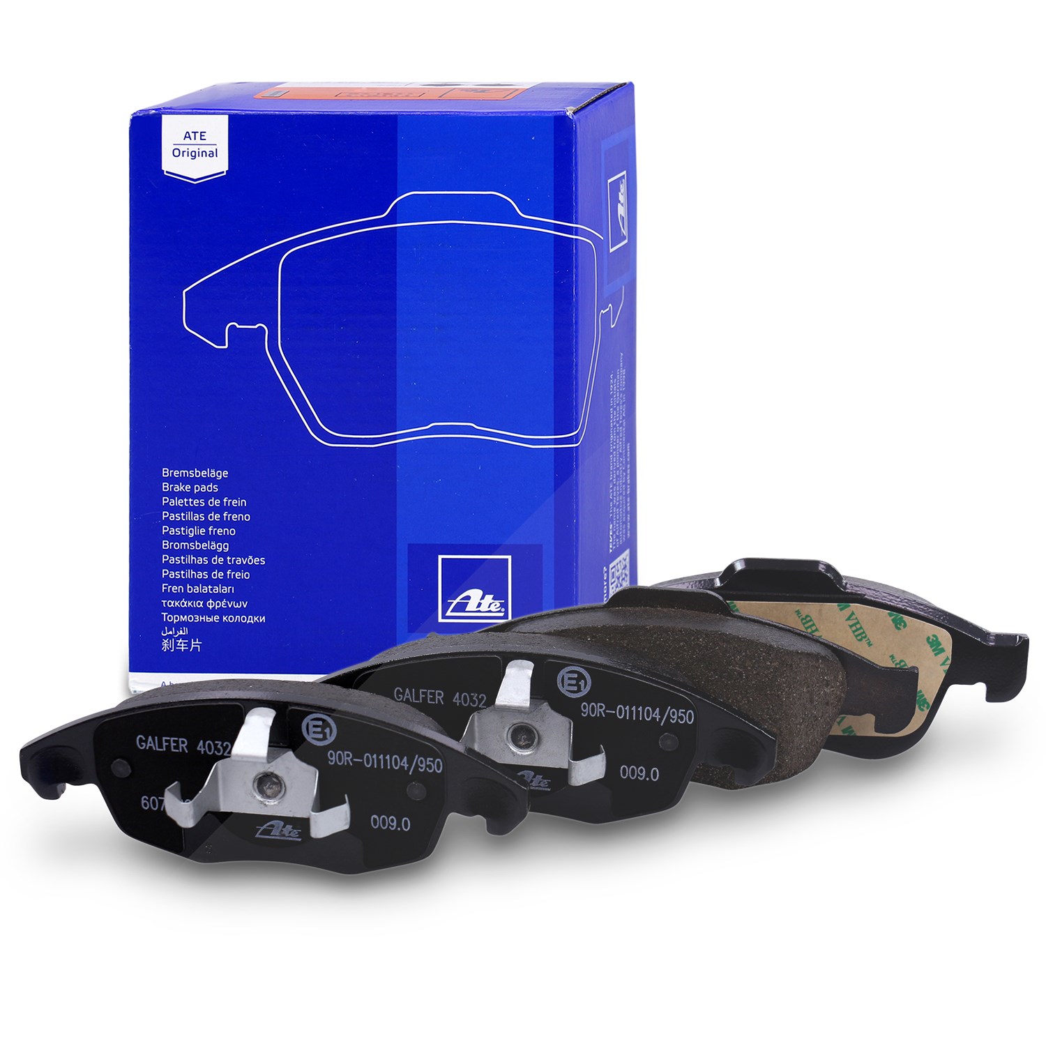 Ate Bremsbelagsatz Vorderachse [Hersteller-Nr. 13.0460-7229.2] für Ds, Peugeot, Citroën