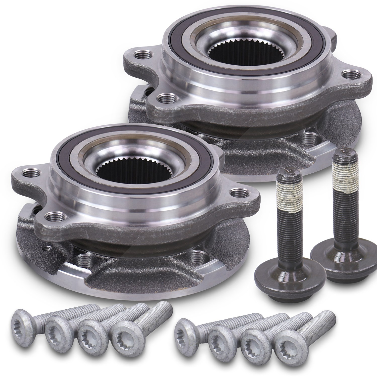 Bestprice 2x Radlager mit Radnabe vorne/hinten [Hersteller-Nr. 40279795] für Porsche, Audi