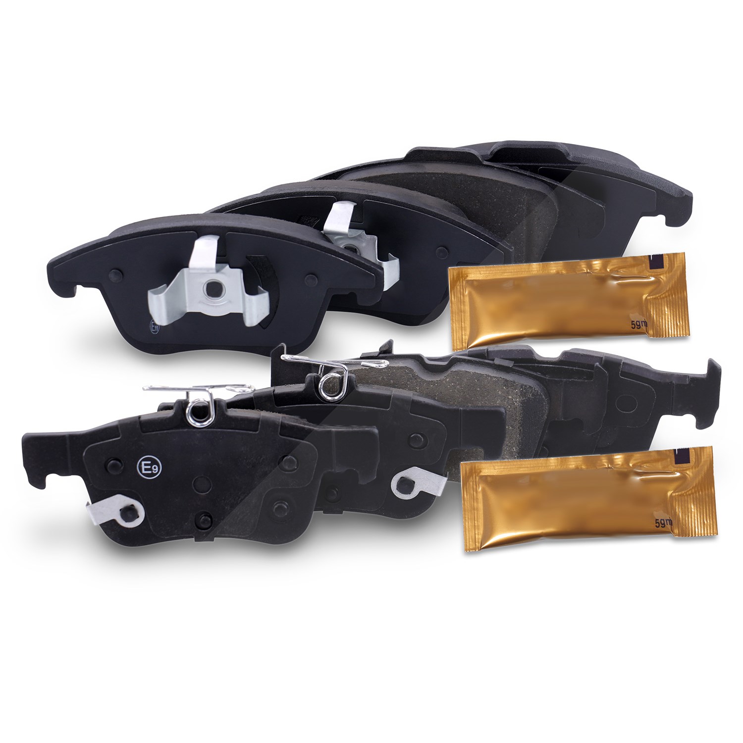 Bestprice 8x Bremsbeläge Vorne + Hinten [Hersteller-Nr. 40512949] für Ford