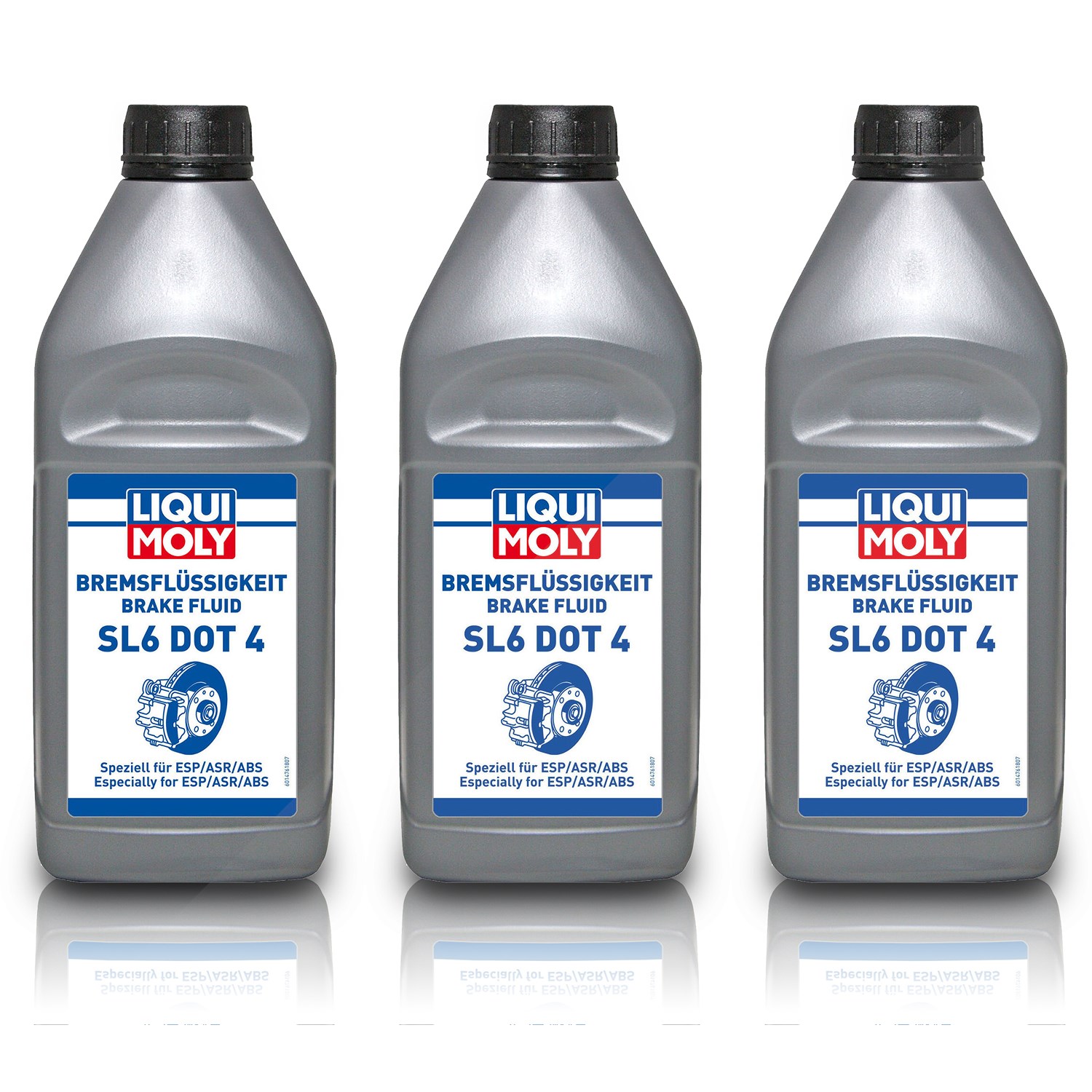 Liqui Moly 3x 1 L Bremsflüssigkeit SL6 DOT 4 [Hersteller-Nr. 21168]