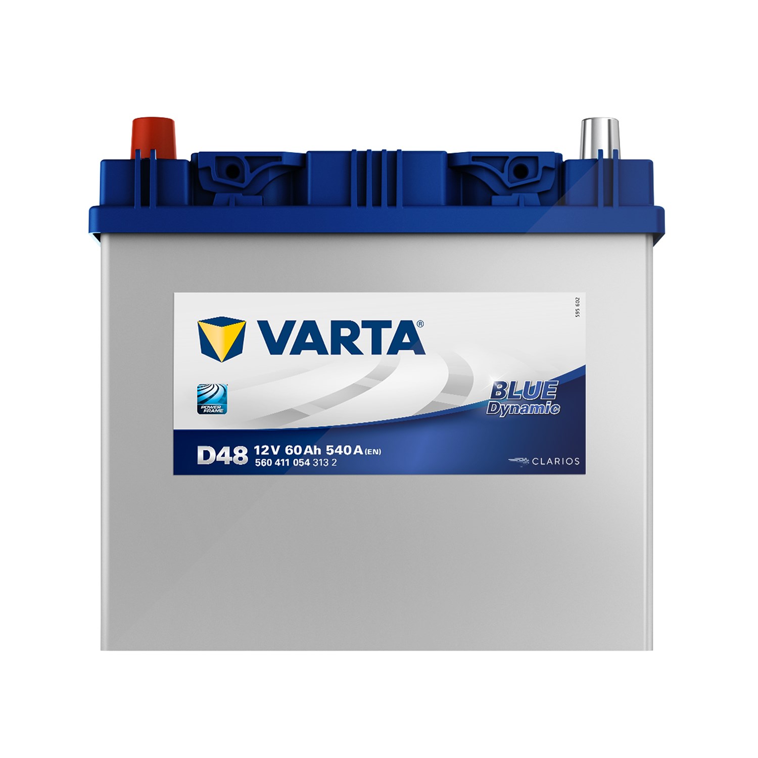 Varta Starterbatterie BLUE dynamic 60 Ah 540 A D48 [Hersteller-Nr. 5604110543132] für Proton, Honda, Chevrolet, Mazda, VW, Ssangyong, Ldv, Nissan, Kia