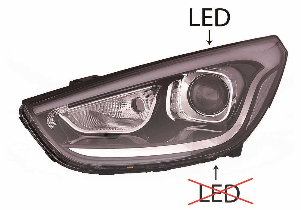 Alkar Hauptscheinwerfer [Hersteller-Nr. 2751582] für Hyundai