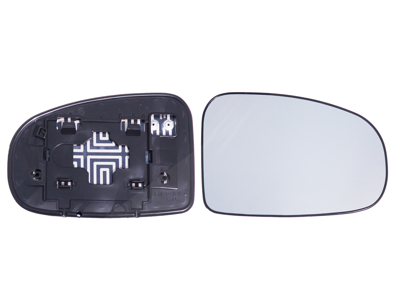 Alkar Spiegelglas, Außenspiegel [Hersteller-Nr. 6432258] für Toyota