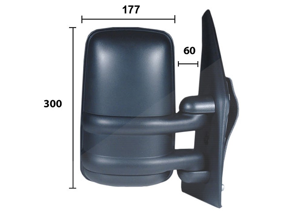 Alkar Außenspiegel [Hersteller-Nr. 9265902] für Opel, Nissan, Renault