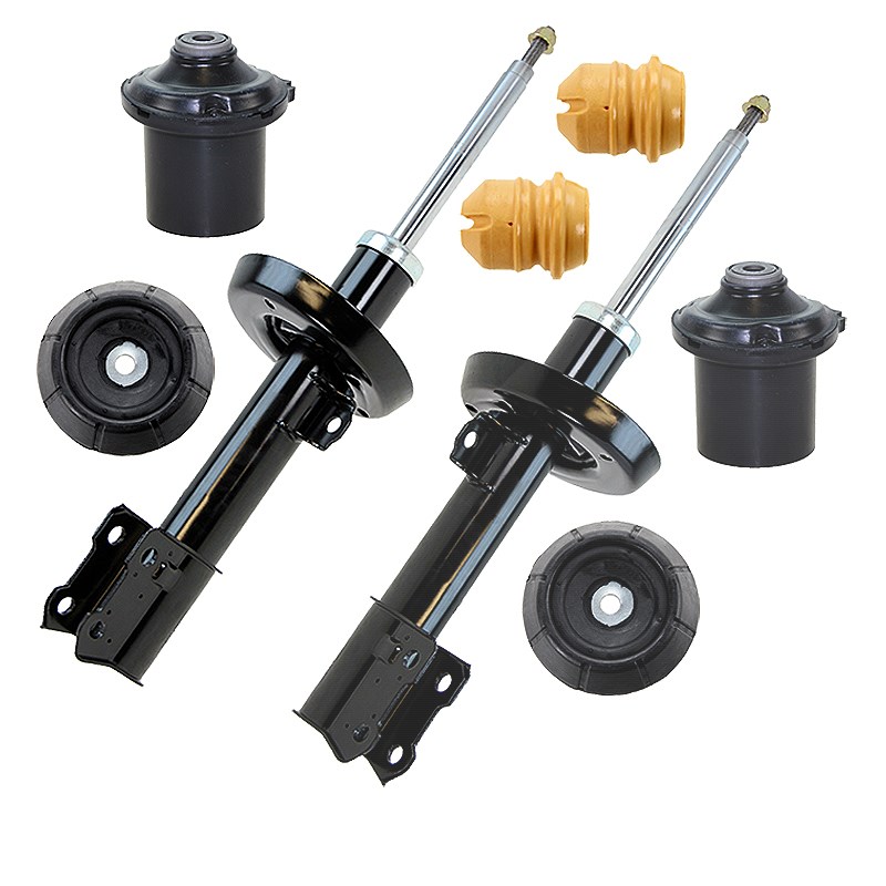 Bestprice 2x Stossdämpfer+Domlager+ Staubschutz vorn Gasdruc [Hersteller-Nr. 10611162] für Opel, Vauxhall