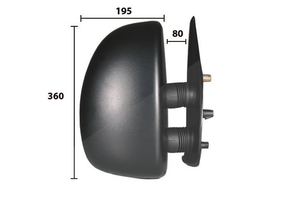 Alkar Außenspiegel [Hersteller-Nr. 9226921] für Citroën, Peugeot, Fiat