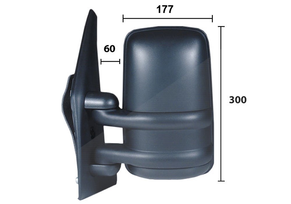Alkar Außenspiegel [Hersteller-Nr. 9264902] für Opel, Renault, Nissan