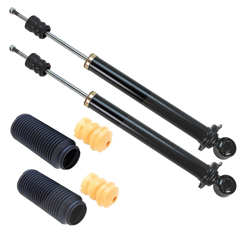 Bestprice 2x Stossdämpfer+Staubschutz hinten Gasdruck [Hersteller-Nr. 10611166] für Audi