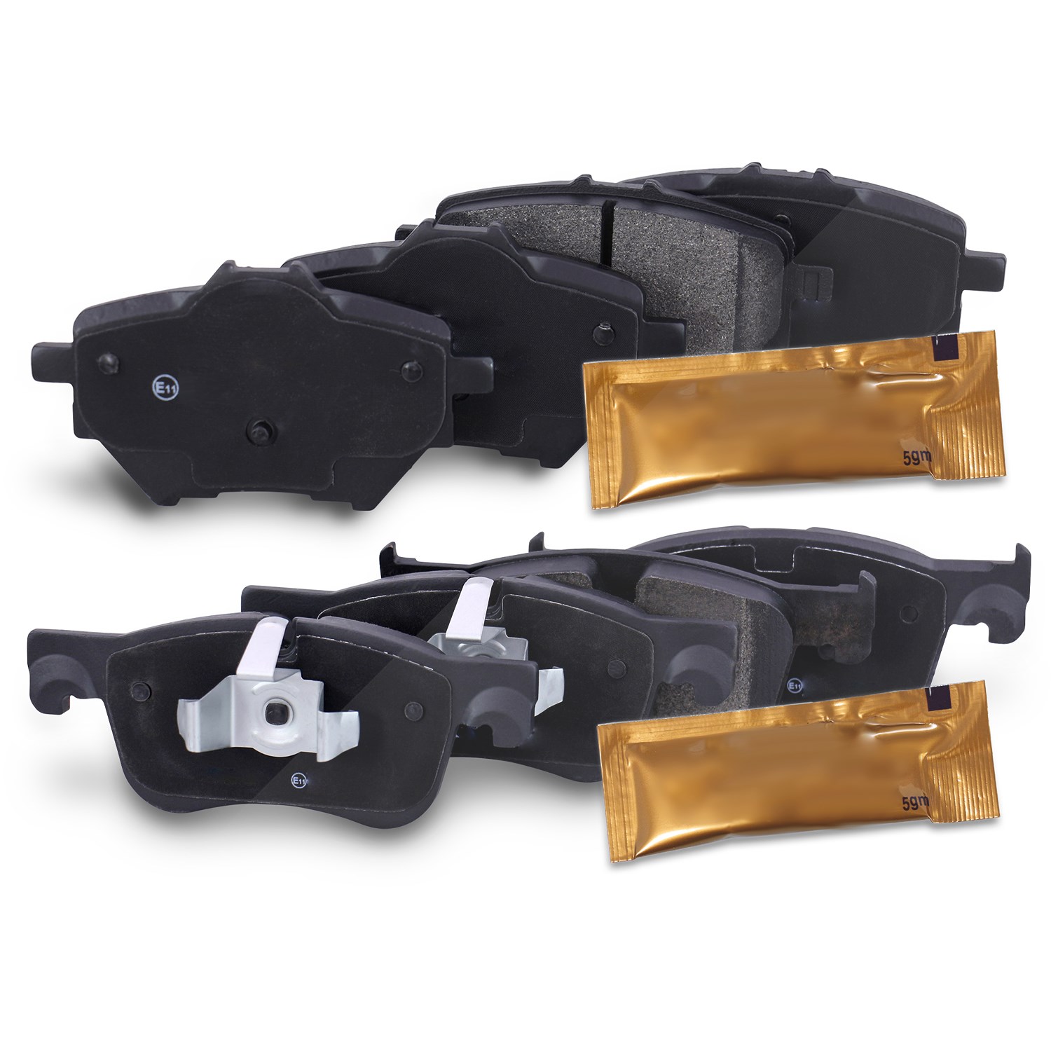 Bestprice 8x Bremsbeläge Vorne + Hinten [Hersteller-Nr. 40512950] für Citroën