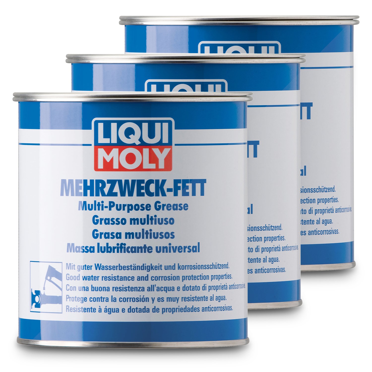 Liqui Moly 3x 1 kg Mehrzweckfett [Hersteller-Nr. 3553]