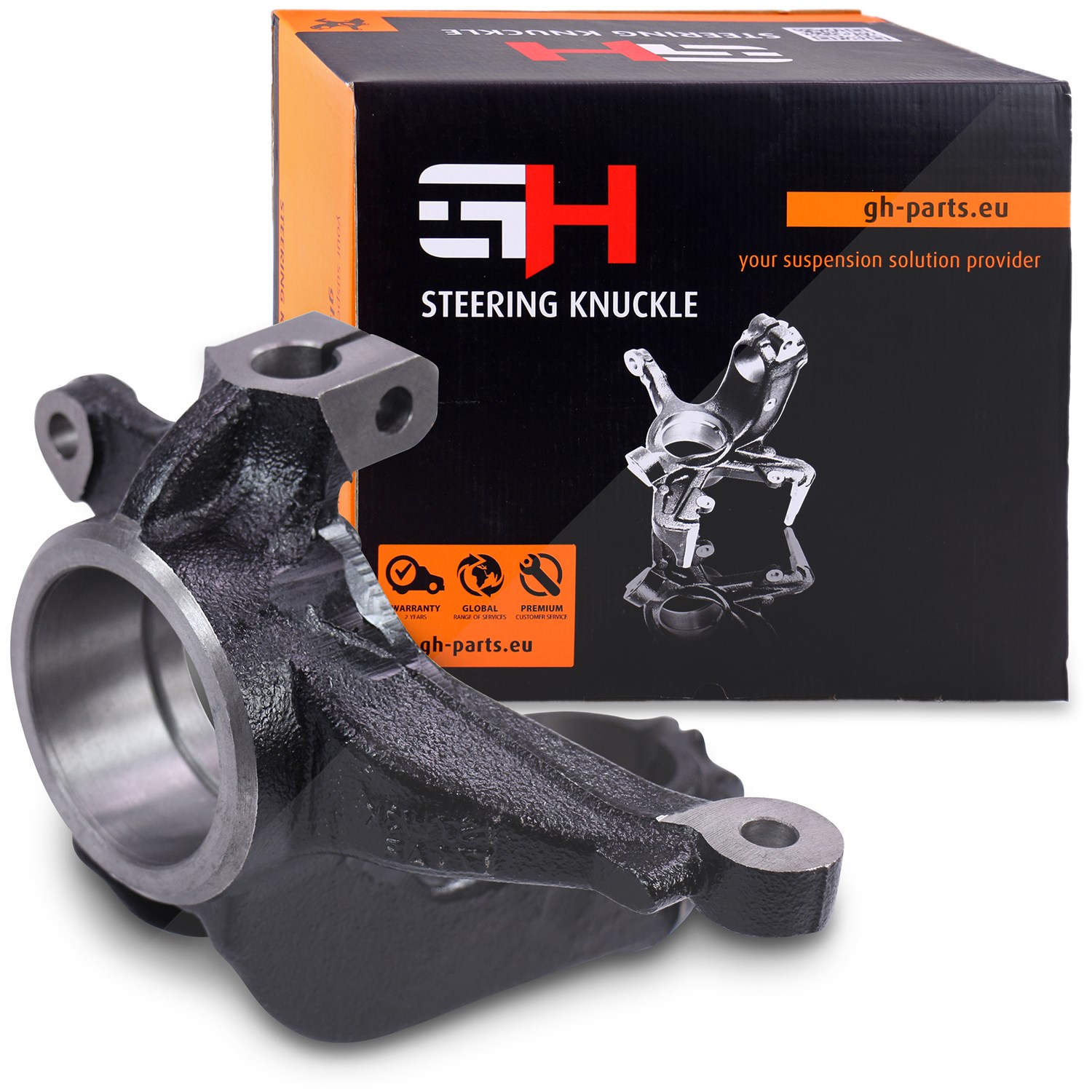 Gh Achsschenkel Radlagergehäuse vorne rechts [Hersteller-Nr. GH-292566H] für Ford