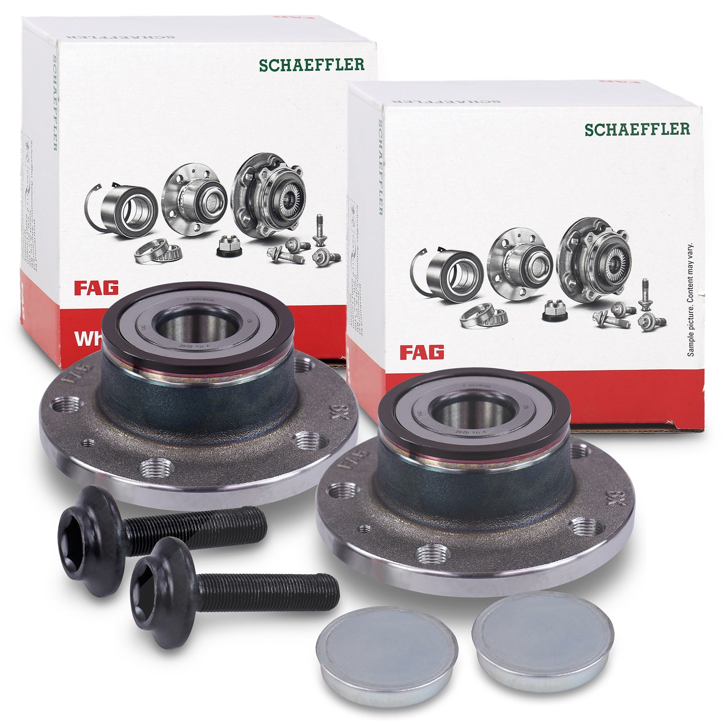 Schaeffler Fag 2x Radlagersatz hinten [Hersteller-Nr. 713610830] für VW