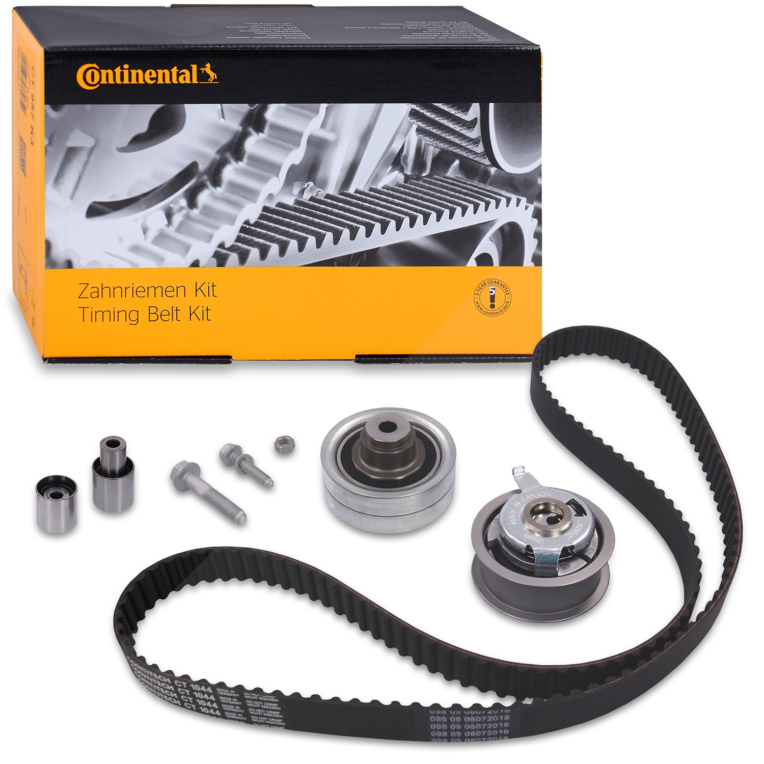 Continental Ctam Zahnriemensatz CONTI SYNCHROBELT® KIT [Hersteller-Nr. CT1044K1] für Skoda, VW, Audi, Seat