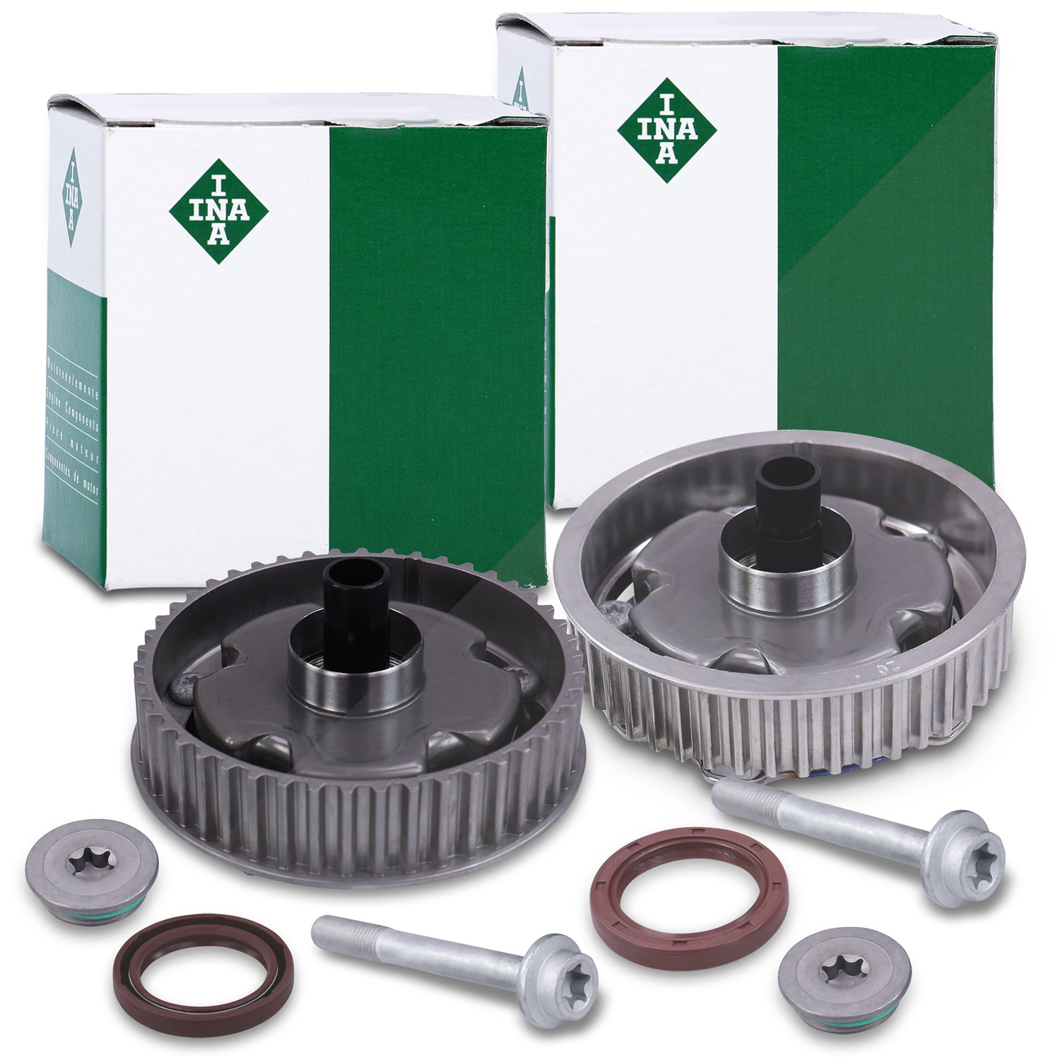 Schaeffler Ina Nockenwellenversteller (Einlass- + Auslassseite) [Hersteller-Nr. 40512942] für Chevrolet, Alfa Romeo, Fiat, Opel