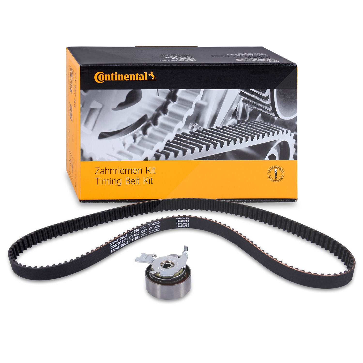 Continental Ctam Zahnriemensatz CONTI SYNCHROBELT® KIT [Hersteller-Nr. CT869K1] für VW, Audi, Seat
