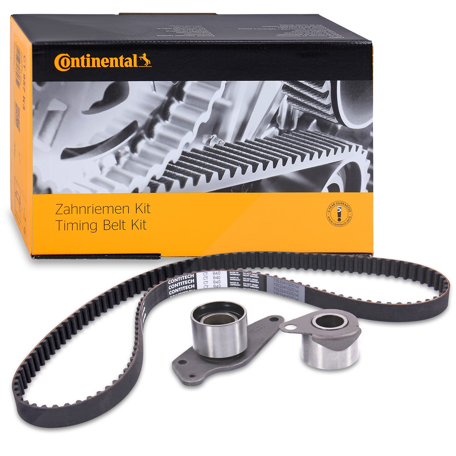Continental Ctam Zahnriemensatz CONTI SYNCHROBELT® KIT [Hersteller-Nr. CT840K1] für Renault, Volvo