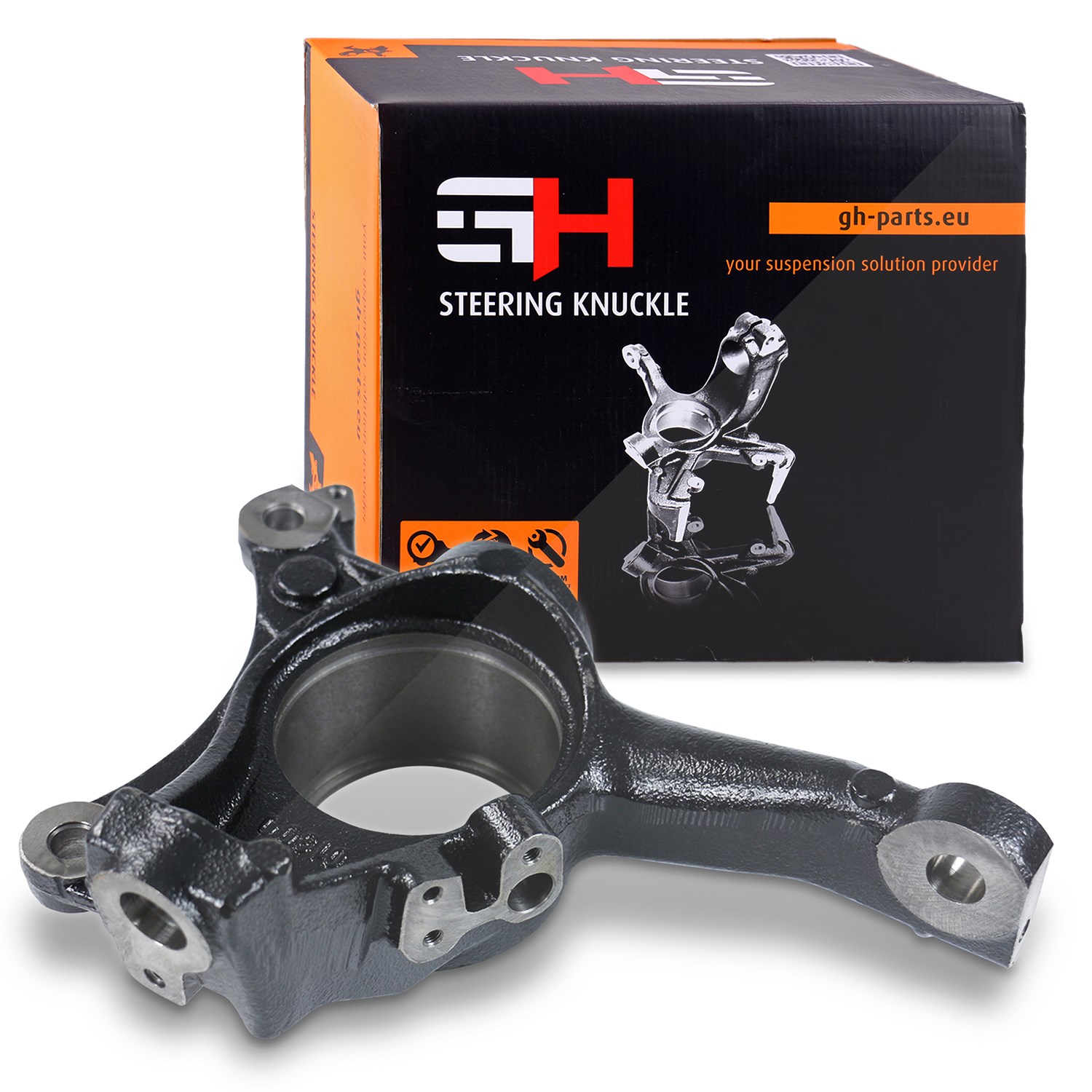 Gh Achsschenkel Radlagergehäuse vorne links [Hersteller-Nr. GH-291906V] für Peugeot, Citroën