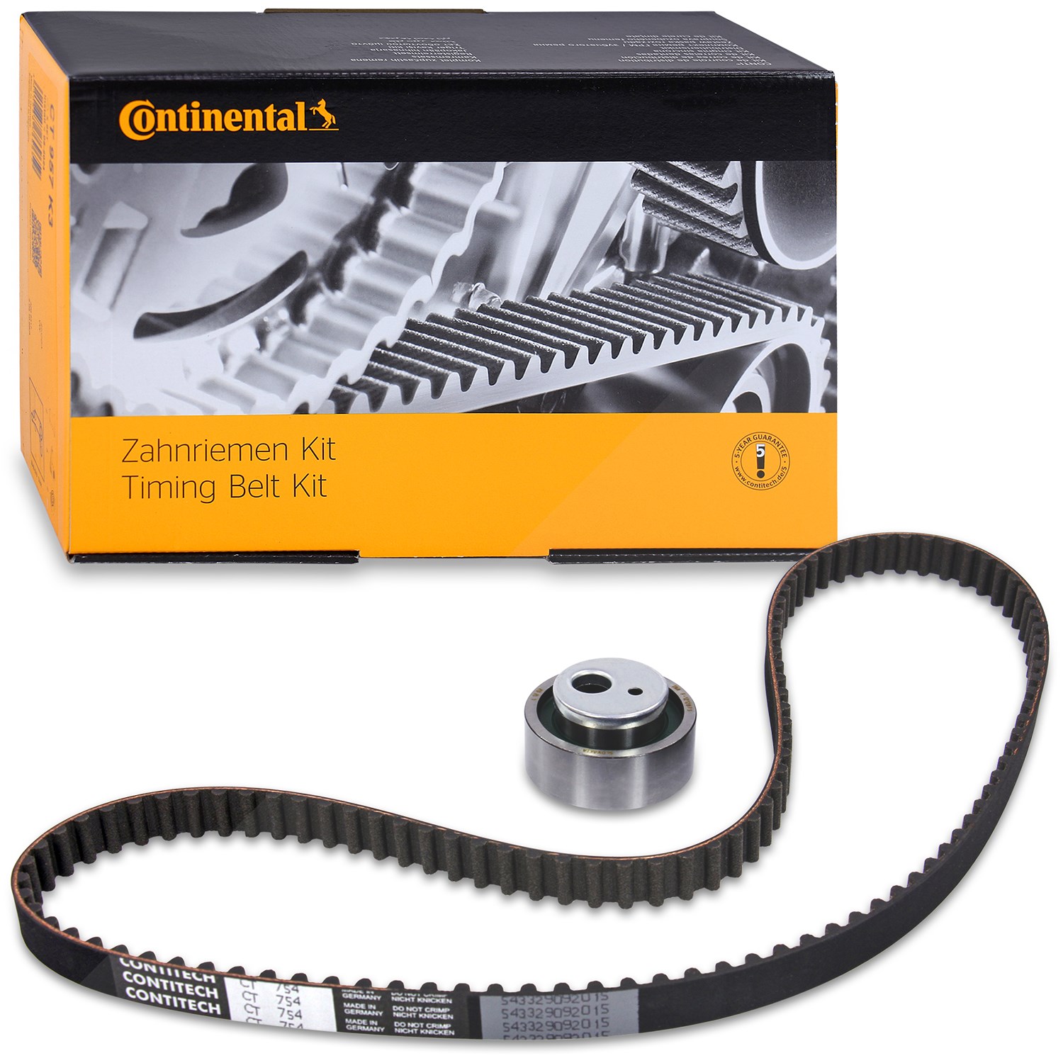 Continental Ctam Zahnriemensatz CONTI SYNCHROBELT® KIT [Hersteller-Nr. CT754K1] für Citroën, Lancia, Peugeot, Fiat