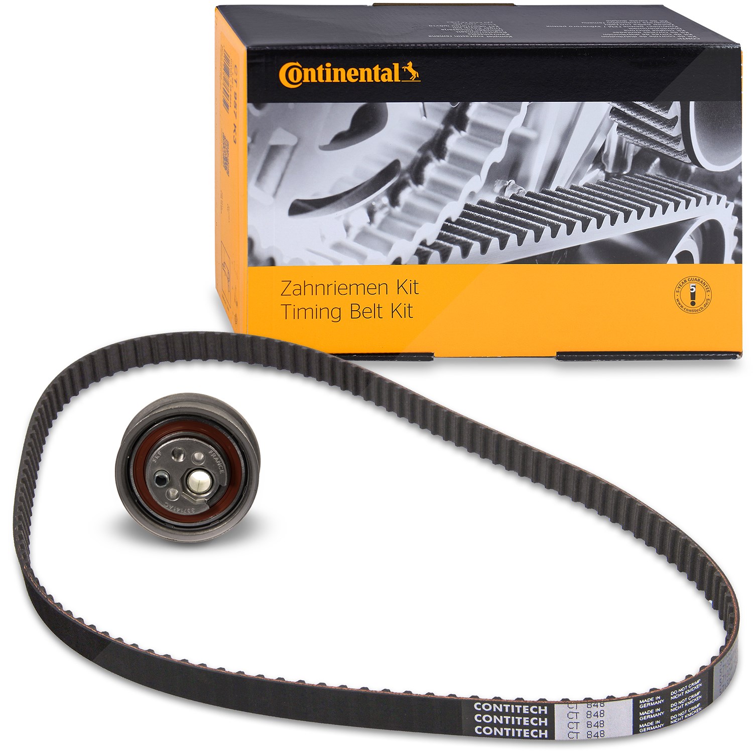 Continental Ctam Zahnriemensatz CONTI SYNCHROBELT® KIT [Hersteller-Nr. CT848K3] für Audi, VW