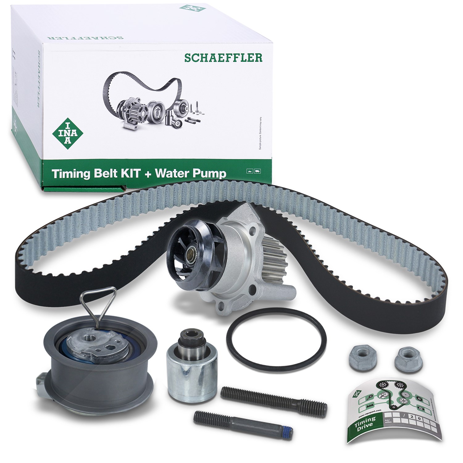 Schaeffler Ina Wasserpumpe + Zahnriemensatz [Hersteller-Nr. 530020133] für Ford, Skoda, Seat, VW, Audi