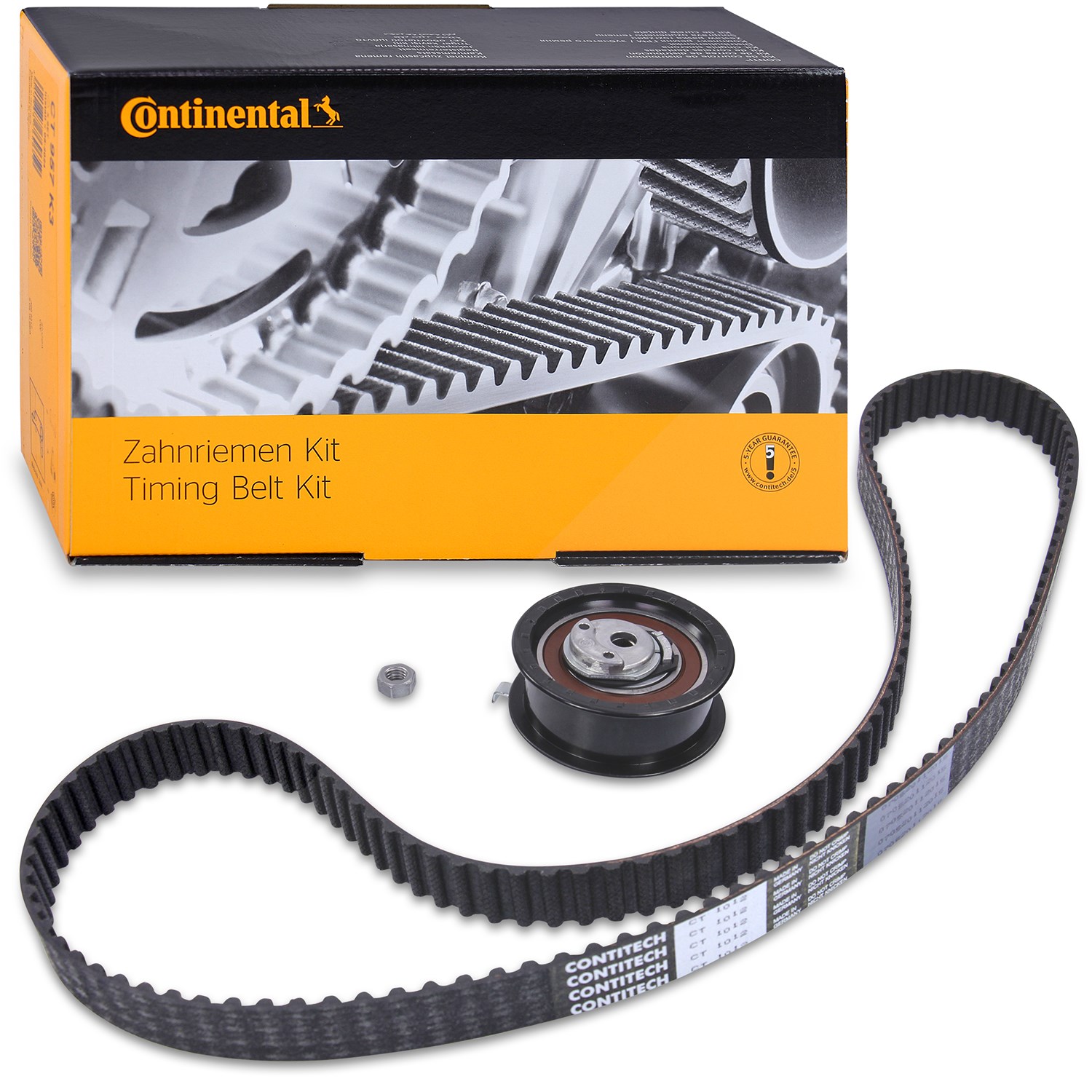 Continental Ctam Zahnriemensatz CONTI SYNCHROBELT® KIT [Hersteller-Nr. CT1012K1] für VW, Seat, Skoda