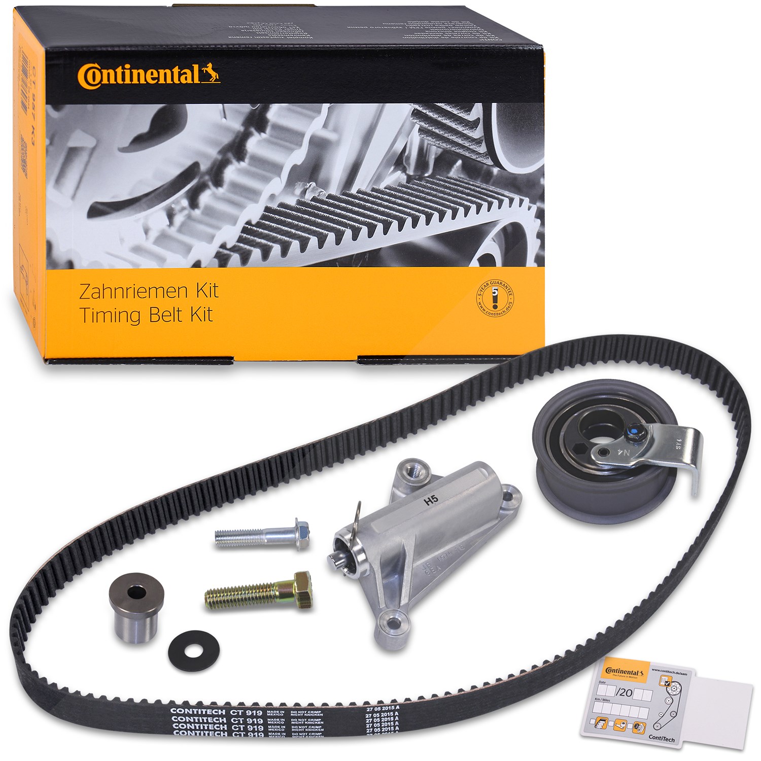 Continental Ctam Zahnriemensatz CONTI SYNCHROBELT® KIT [Hersteller-Nr. CT919K4] für Audi, VW