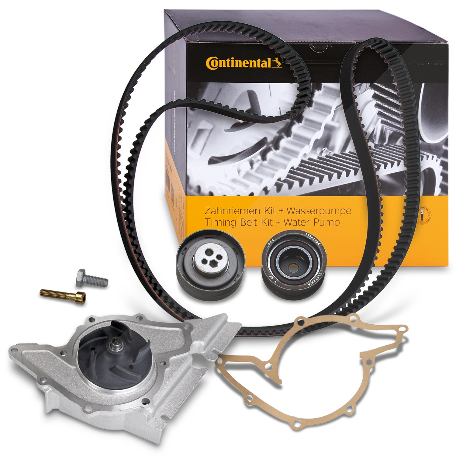Continental Ctam Wasserpumpe + Zahnriemensatz [Hersteller-Nr. CT726WP2] für Audi