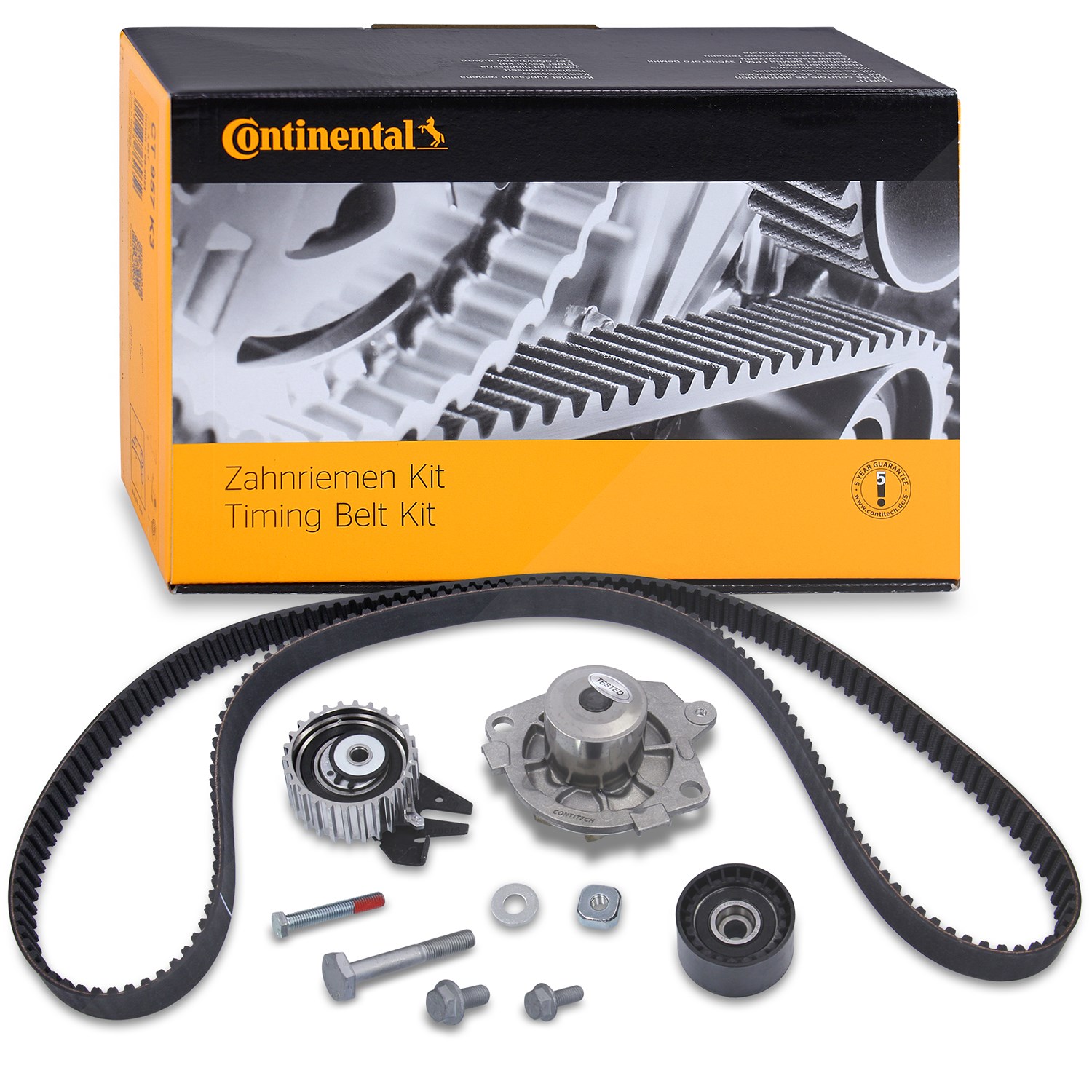 Continental Ctam Zahnriemensatz + Wasserpumpe [Hersteller-Nr. CT1106WP1] für Fiat, Suzuki, Opel, Saab, Alfa Romeo