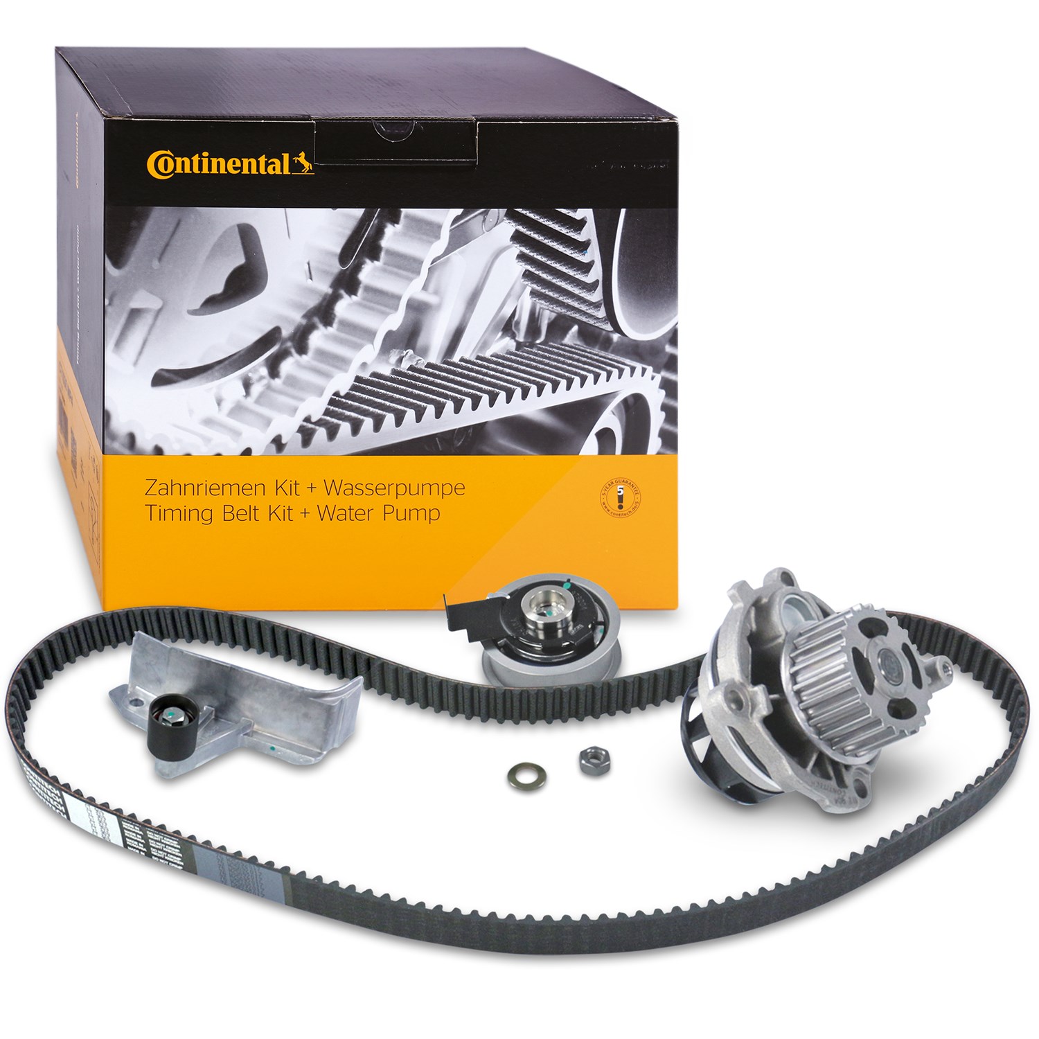 Continental Ctam Wasserpumpe + Zahnriemensatz [Hersteller-Nr. CT909WP3] für Audi, VW