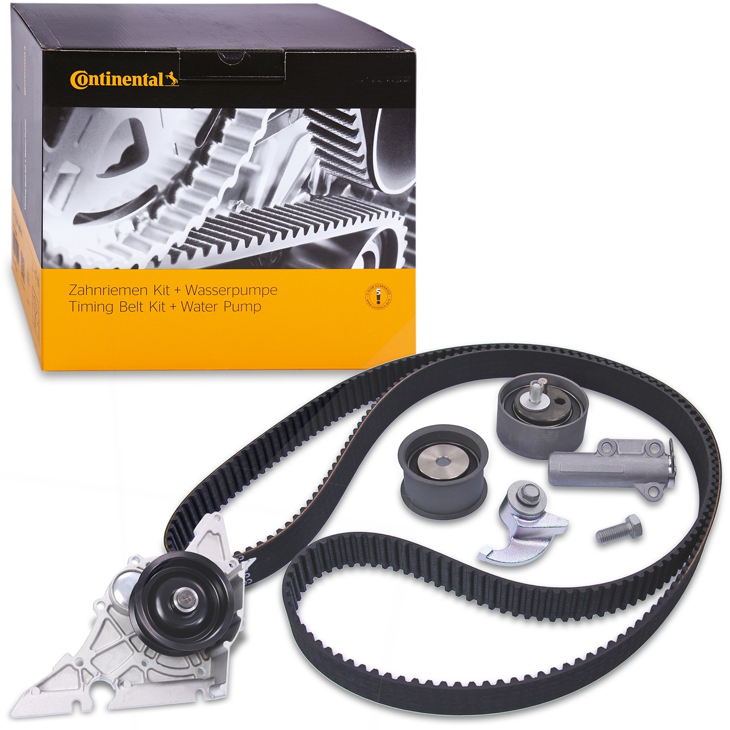 Continental Ctam Zahnriemensatz + Wasserpumpe [Hersteller-Nr. CT920WP3] für Audi, VW, Skoda