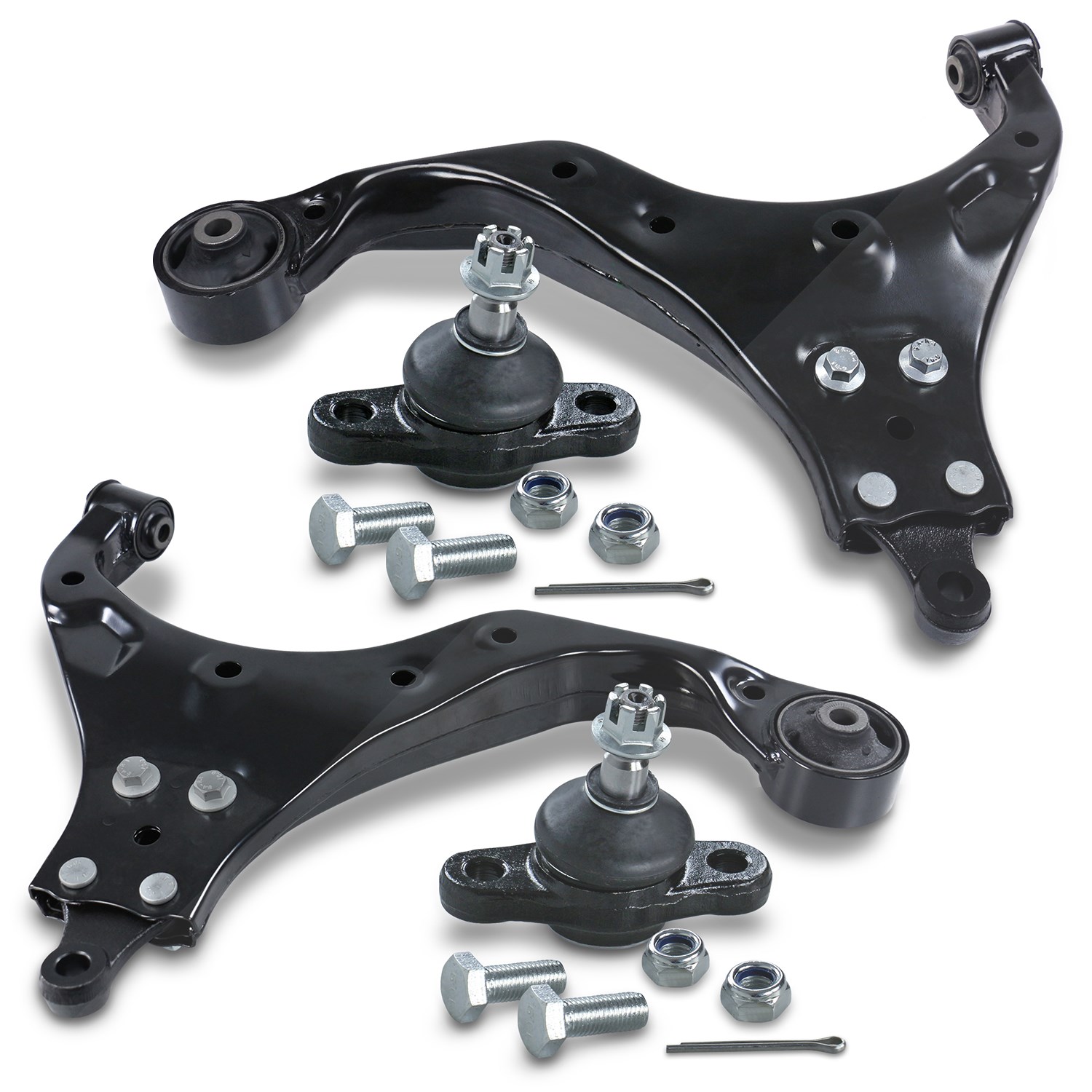 Bestprice 2x Querlenker + 2x Traggelenke vorne [Hersteller-Nr. 40483296] für Kia, Hyundai