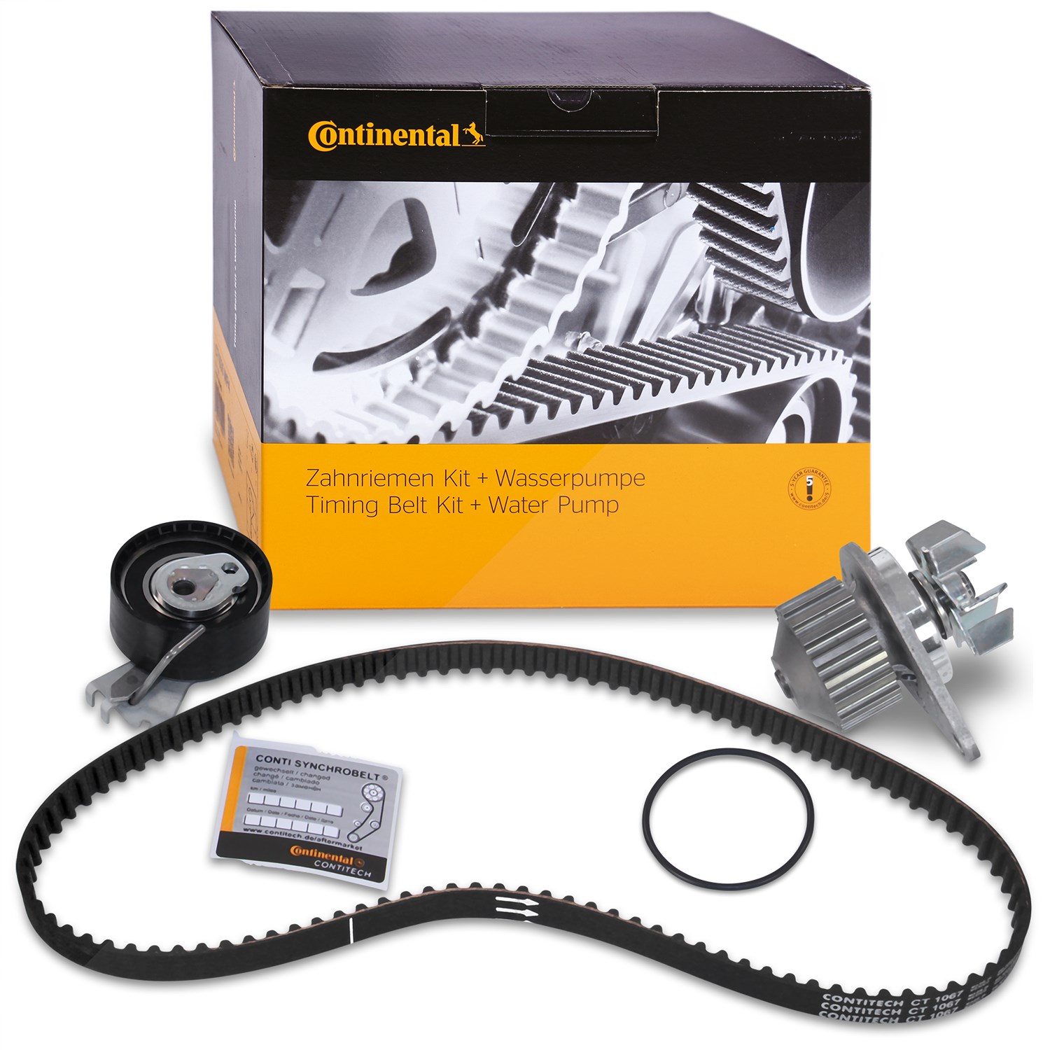 Continental Ctam Wasserpumpe + Zahnriemensatz [Hersteller-Nr. CT1067WP1] für Peugeot, Citroën, Fiat