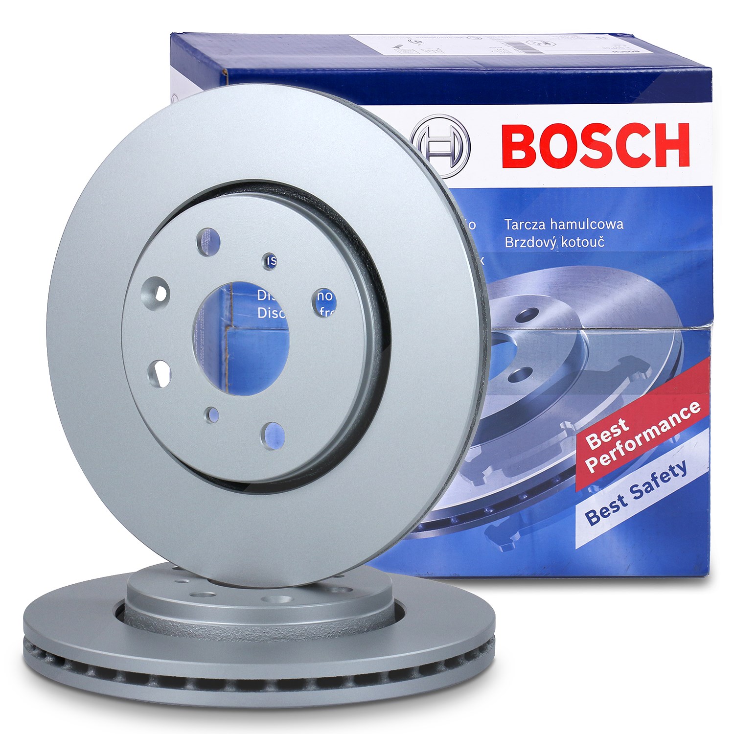 Bosch Bremsscheibe Vorderachse Belüftet [Hersteller-Nr. 0986479B91] für Citroën, Toyota, Peugeot